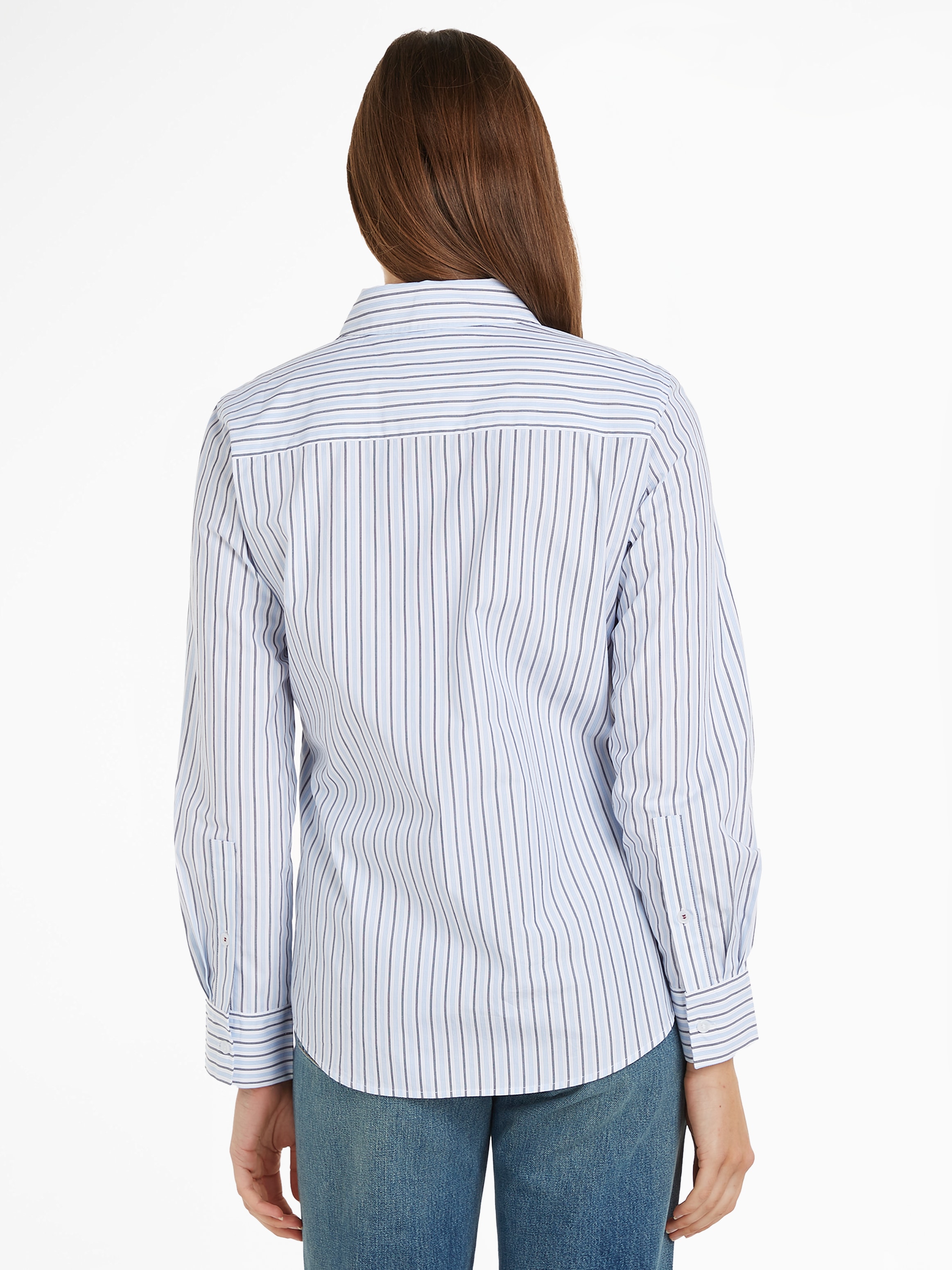 Tommy Hilfiger Hemdbluse »STRIPE REGULAR SHIRT«, mit Streifendessin