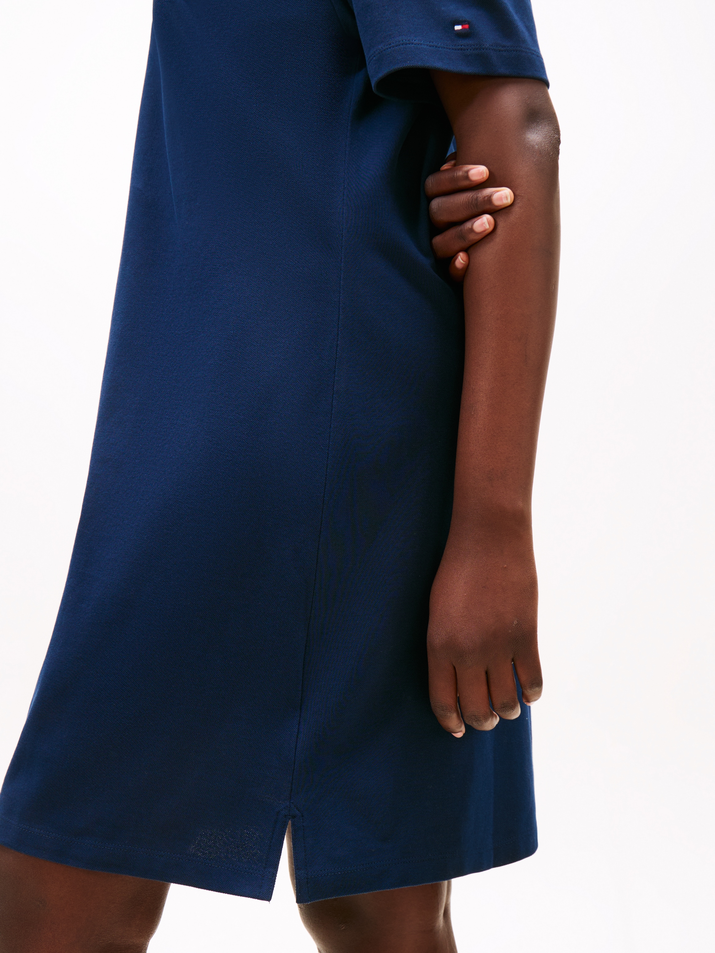 Tommy Hilfiger Curve Polokleid »CRV OPEN-NK STAMP REG POLO DRESS«