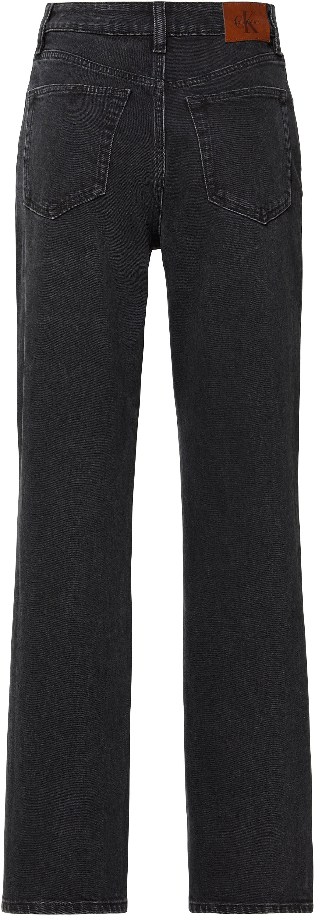 Calvin Klein Jeans Straight-Jeans »HGH RS STRGHT CK ESS« Mit Gürtelschlaufen