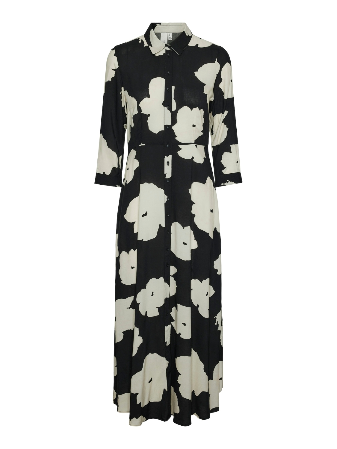 Y.A.S Hemdblusenkleid »YASSAVANNA LONG SHIRT DRESS«, mit 3/4 Ärmel