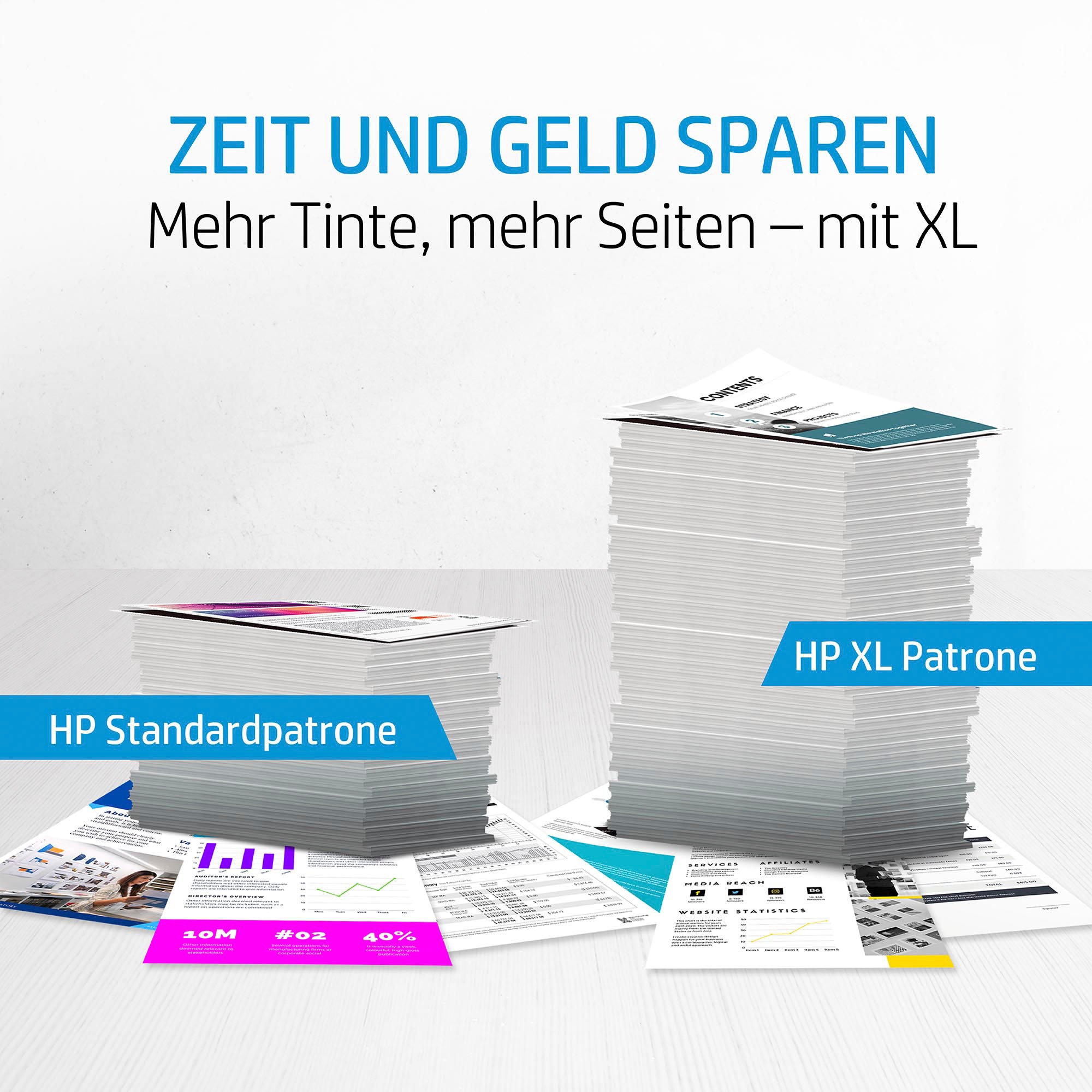 HP Tintenpatrone »303XL«, (1 St.), original Druckerpatrone 303 cyan/magenta/gelb XL