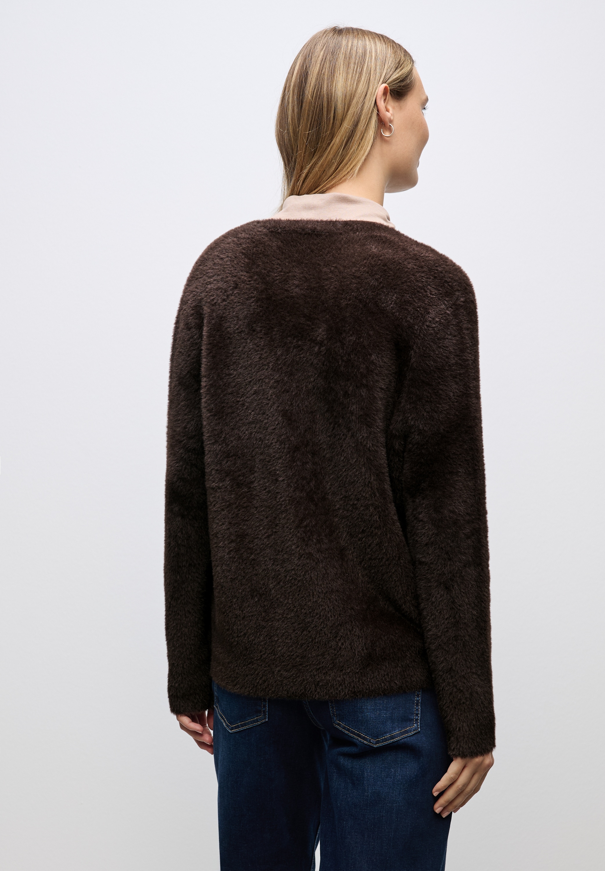 STREET ONE Cardigan, mit V-Ausschnitt