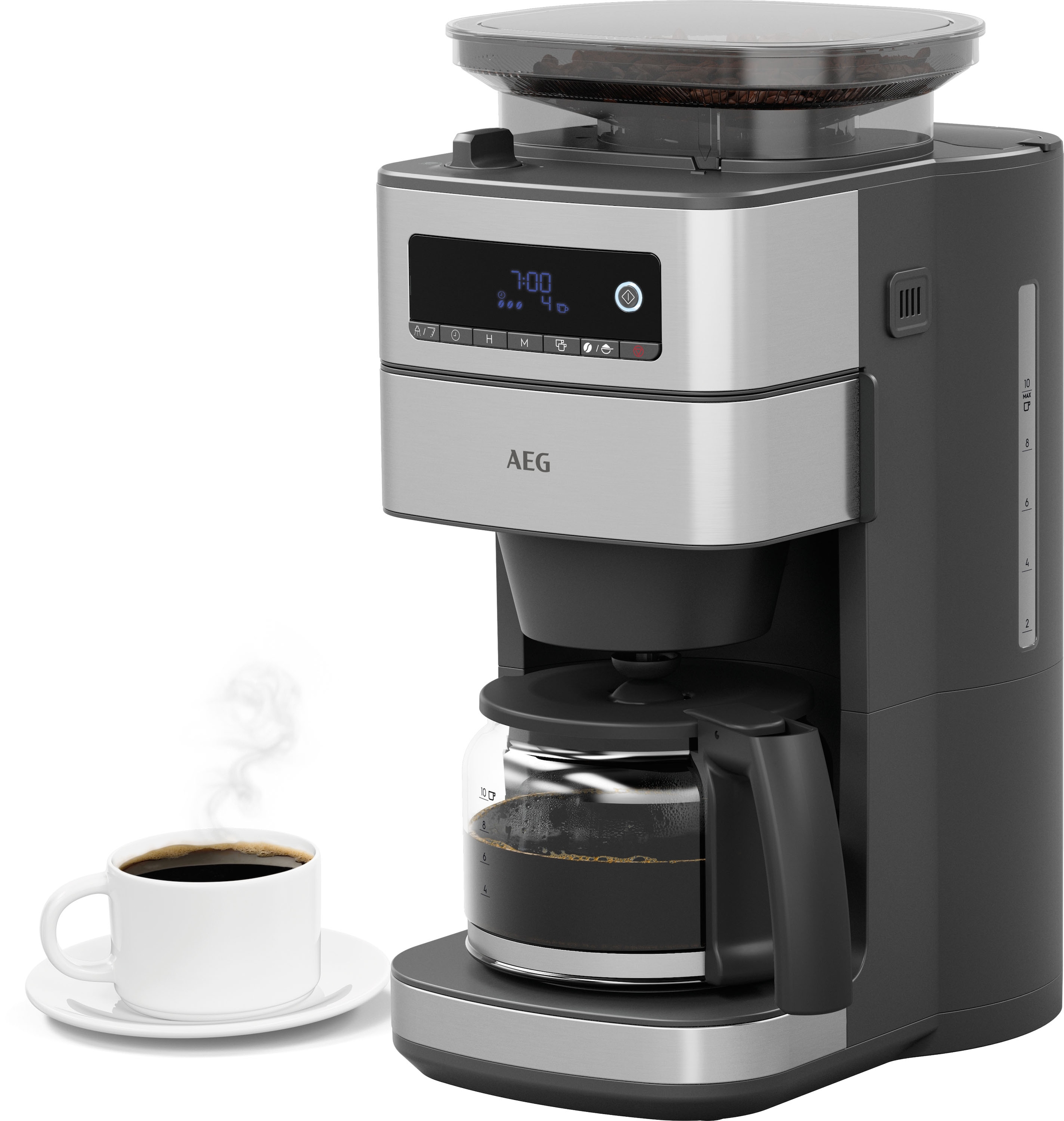 AEG Kaffeemaschine mit Mahlwerk Kaffeekanne, 1x4 6«, »CM6-1-5ST bei kaufen l Gourmet OTTO 1,25 jetzt Papierfilter