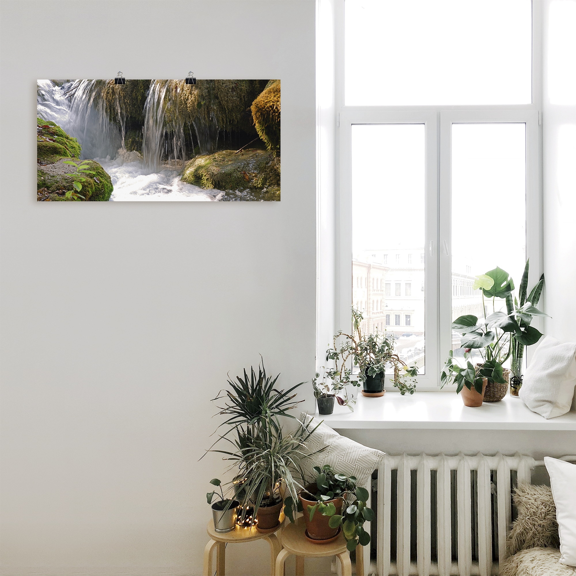 Artland Wandbild »Wasserfall«, Gewässer, (1 St.), als Leinwandbild, Poster, Wandaufkleber in verschied. Größen