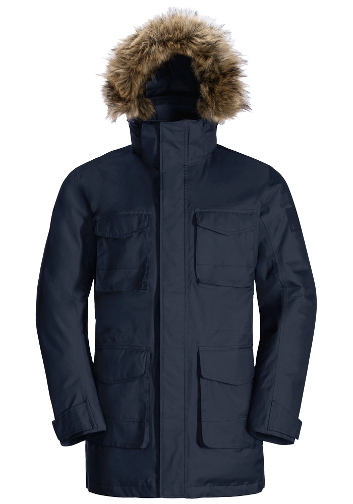 Jack Wolfskin Funktionsparka »WINTERFROST DOWN PARKA M«, mit Kapuze