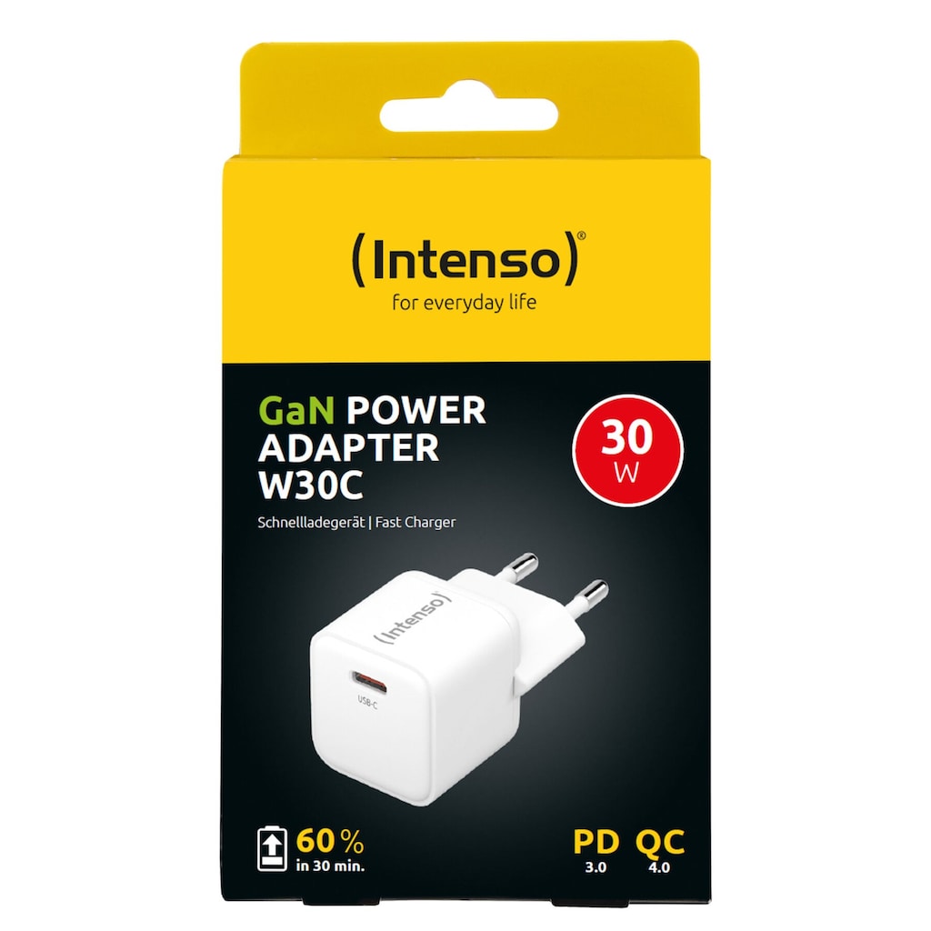 Intenso Smartphone-Ladegerät »POWER ADAPTER USB-C GAN/7803022«
