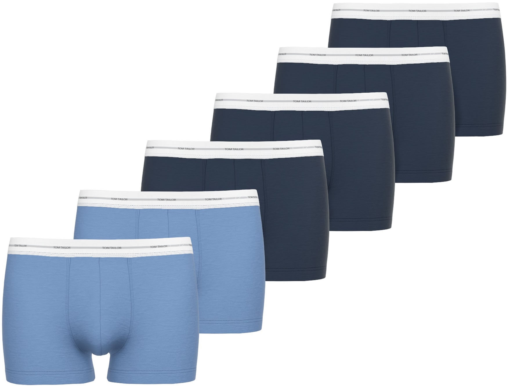 Boxershorts, (6 St.), mit coolem Logobund