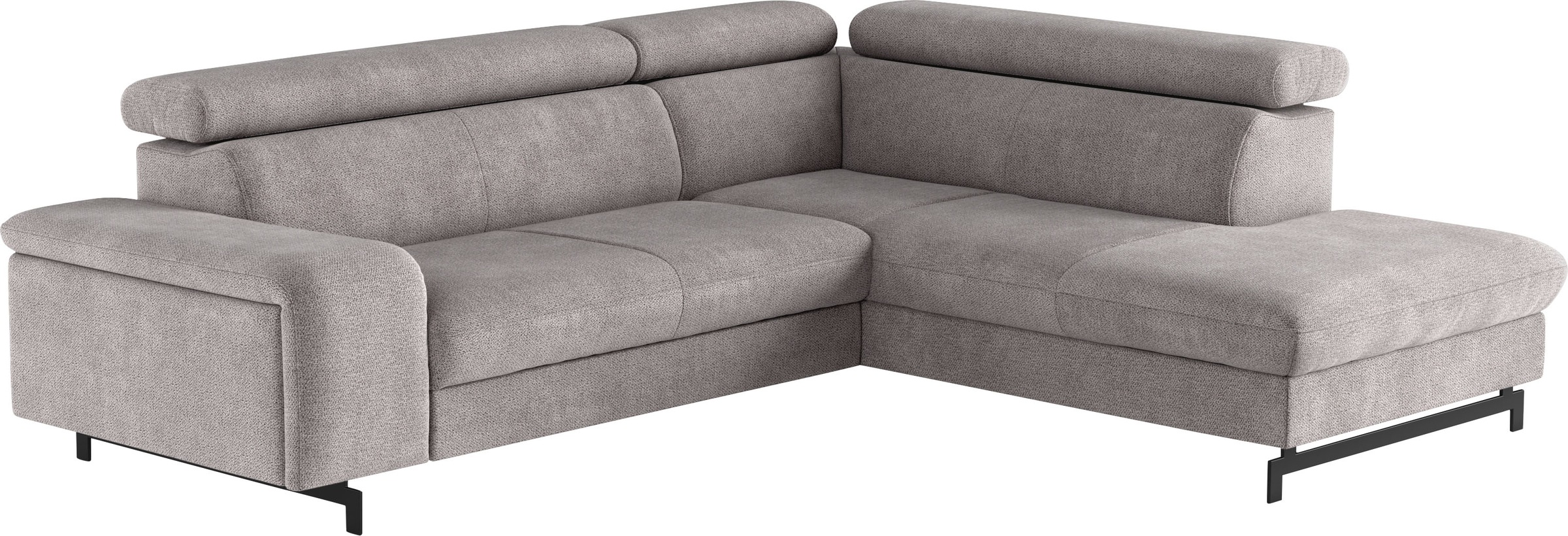 COTTA Ecksofa »Emma L-Form«, mit Kopfteilverstellung, wahlweise mit Bettfunktion & Bettkasten