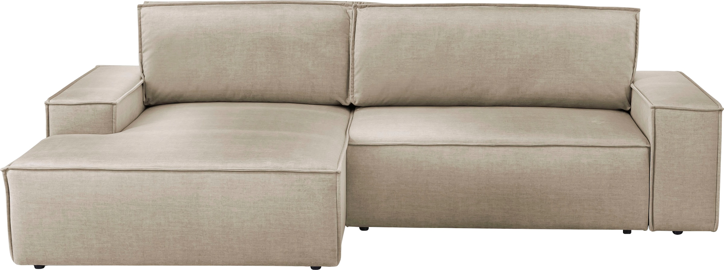 Ecksofa SHERWOOD Schlafsofa, mit Bettkasten, Cord-Bezug