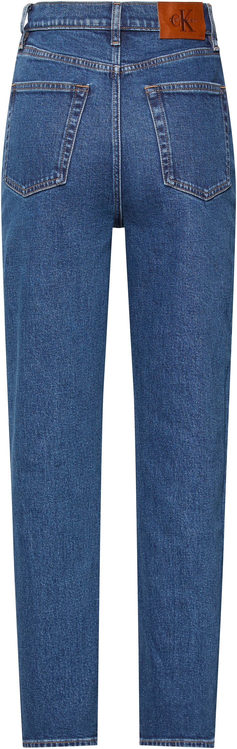 Calvin Klein Jeans Straight-Jeans »HGH RS STRGHT CK ESS« Mit Gürtelschlaufen
