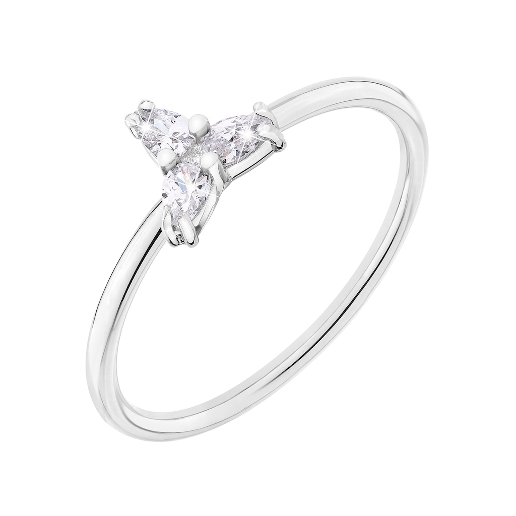 Tamaris Fingerring »Blume, Blüte, TJ-0250-R-52,54,56, TJ-0251-R-52,54,56«