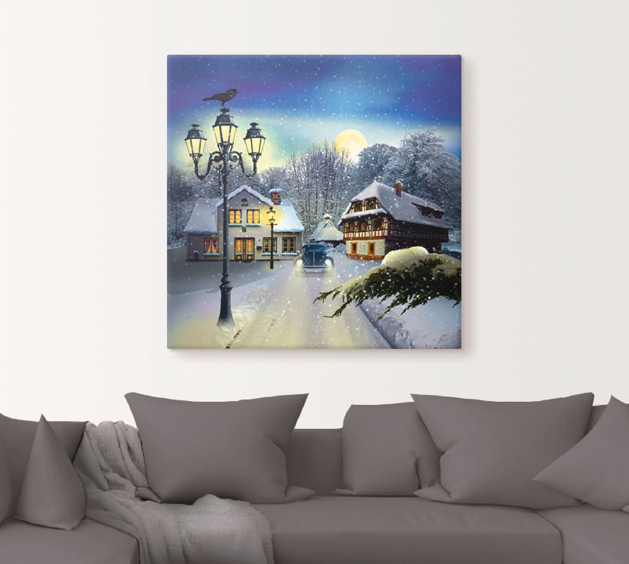Artland Wandbild »Winterzeit«, Vier Jahreszeiten, (1 St.), als Leinwandbild, Poster, Wandaufkleber in verschied. Größen