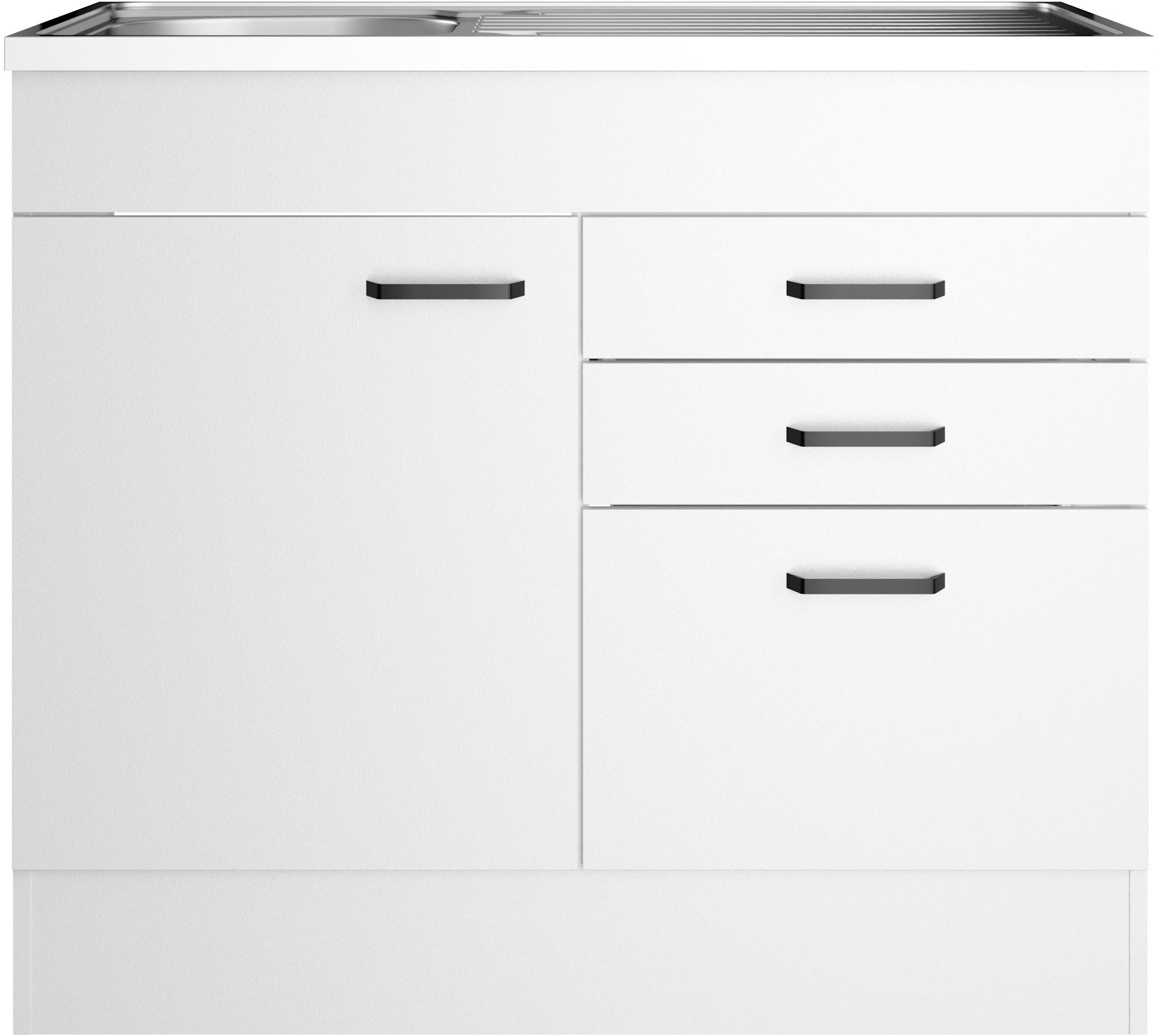 OPTIFIT Spülenschrank »OPTImulti« Breite 100 cm, Tiefe 60 cm, mit Spülenauflage