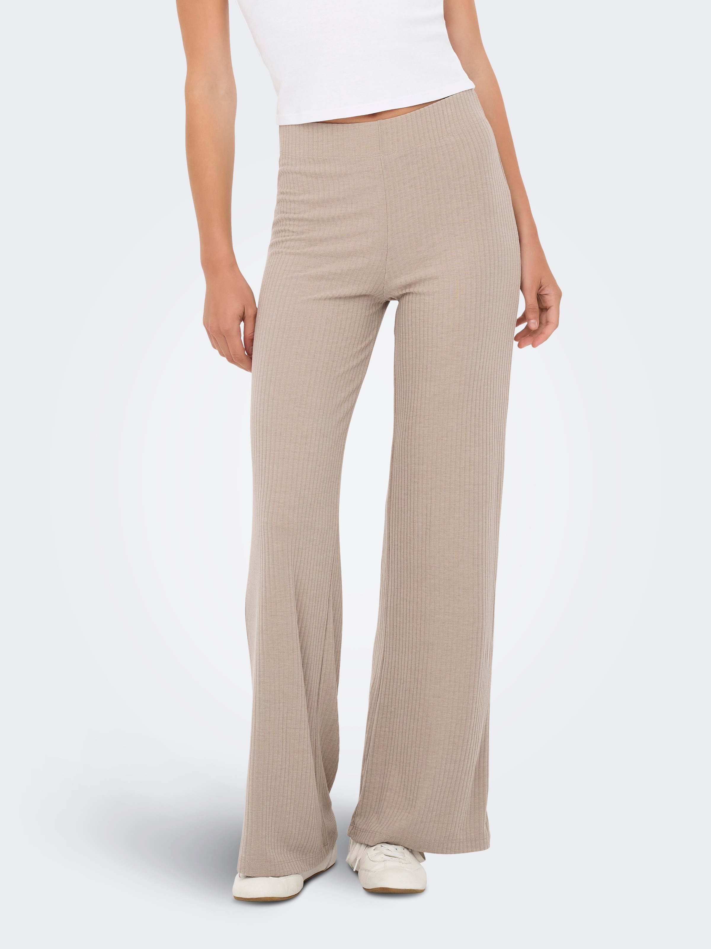 Only Play Damen Loungehose »ONPSEREN HW RIB STR PNT NOOS«, Größe M (38)