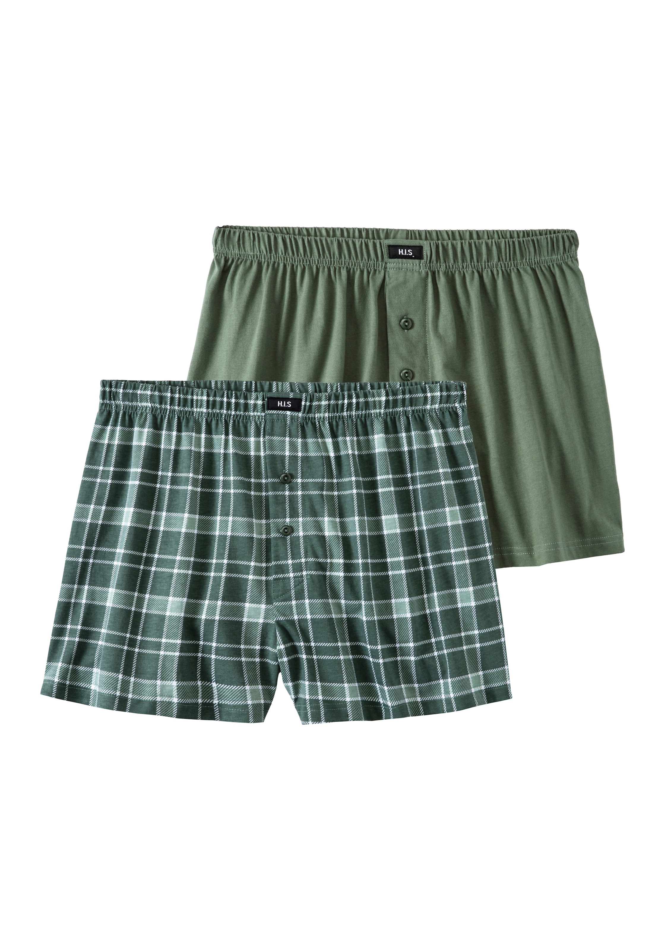 H.I.S Boxer »Boxershorts für Herren«, (Packung, 2 St.), in weiter Passform