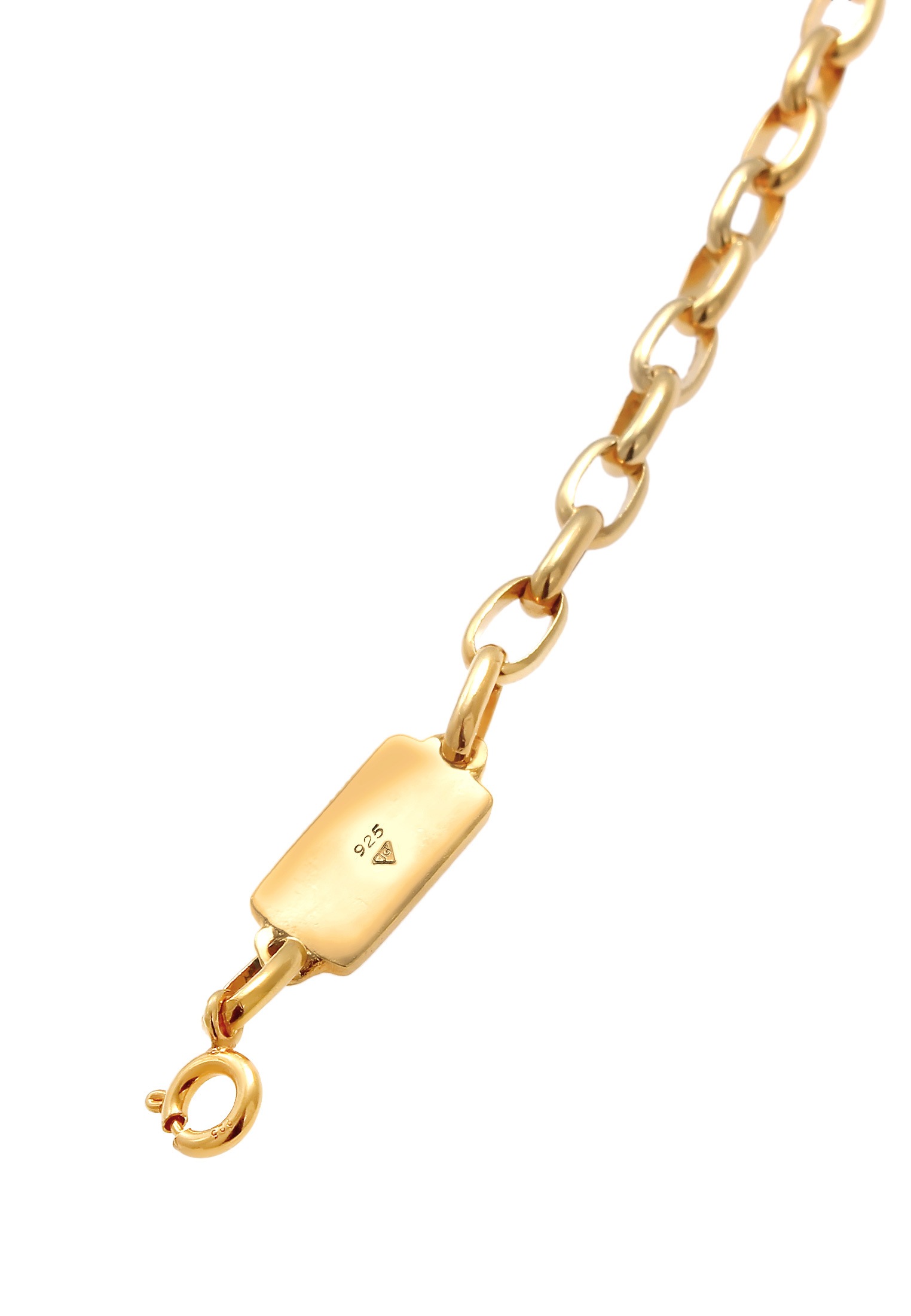 Kuzzoi Armkette »Armband Herren Gliederkette Oval Basic 925 Silber«