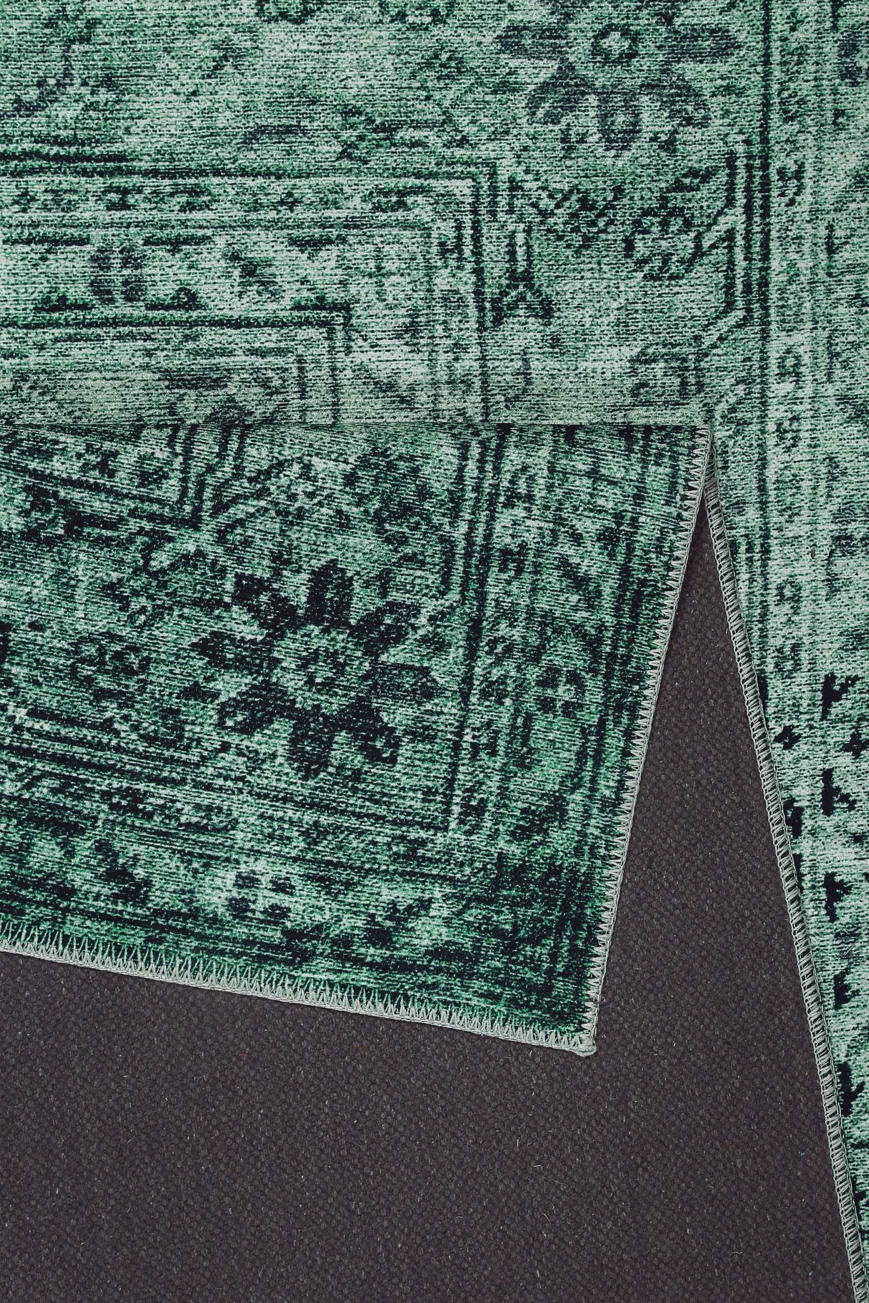 Wecon home Teppich »2nd Avenue« rechteckig 6 mm Höhe Vintage, Baumwolle, Kurzflor, Used-Look, Wohnzimmer, Schlafzimmer