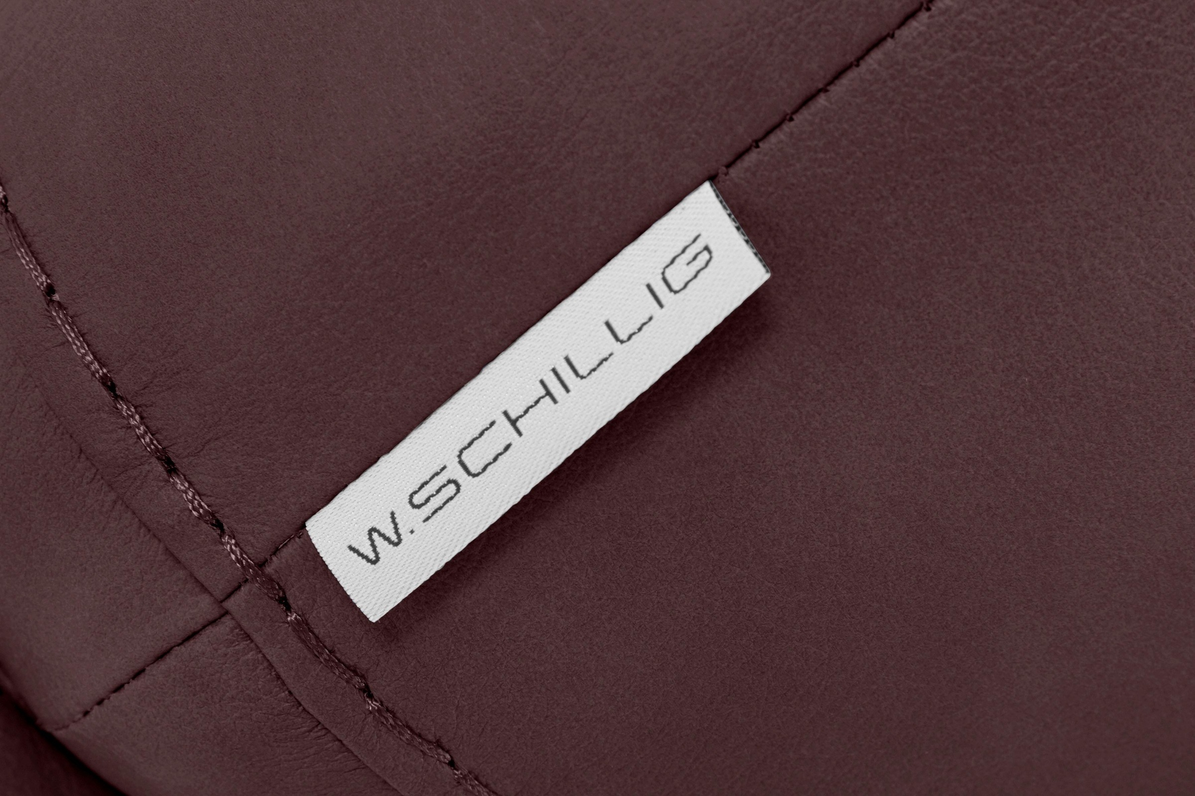 W.SCHILLIG Hocker »montanaa« mit Metallkufen in Silber matt, Breite 71 cm