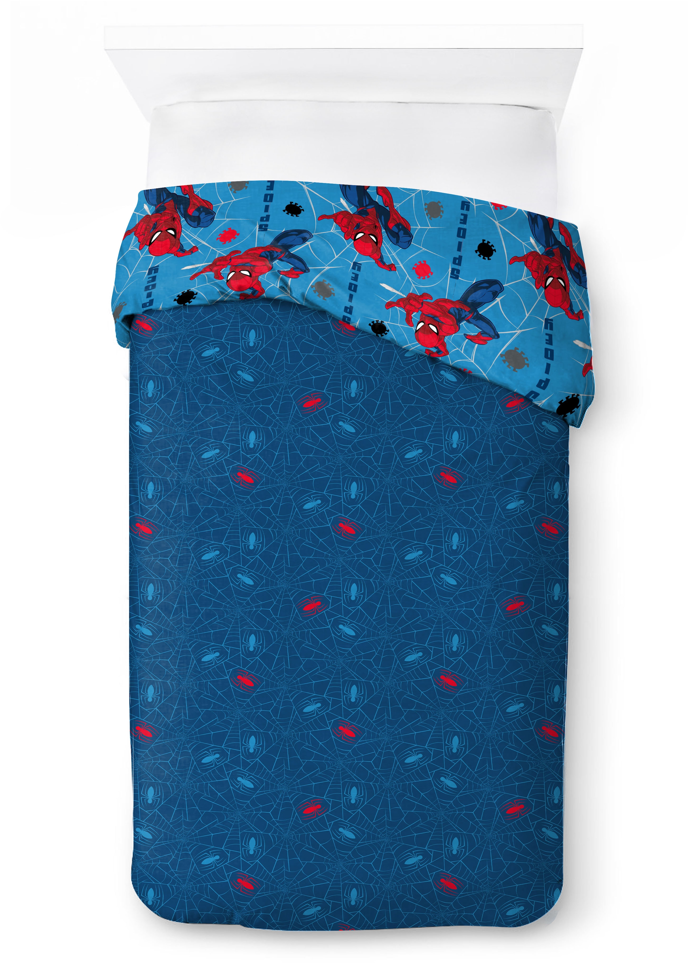 MARVEL Kinderbettwäsche »Marvel Spiderman Bettbezug-Set 135x200 cm + Kissenbezug 80x80 cm« 2 tlg. 100 % Baumwolle, maschinenwaschbar, wendbar