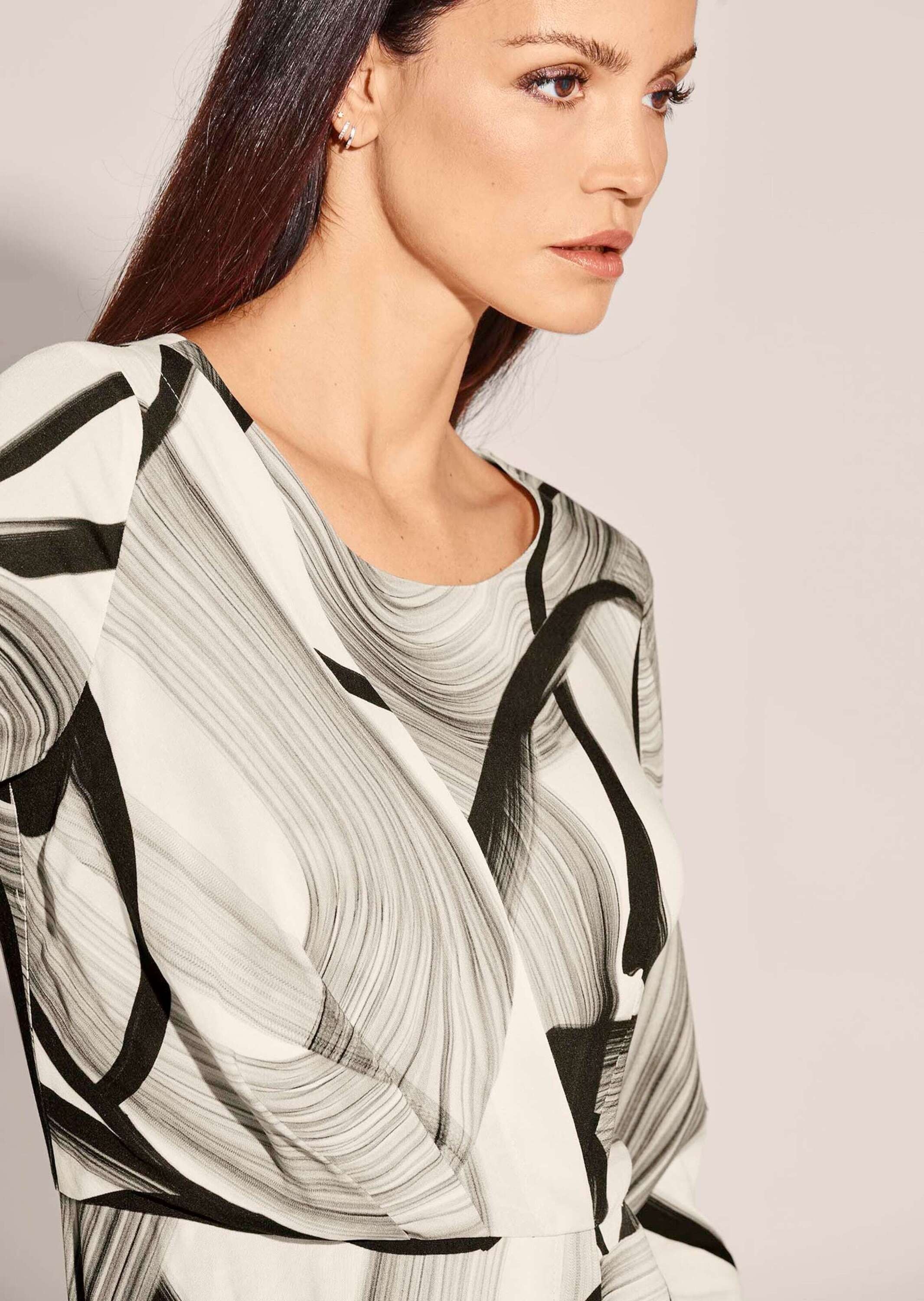 MADELEINE Sommerkleid »Kleid Kleid in raffinierter Wickel-Optik mit Grafikprint«
