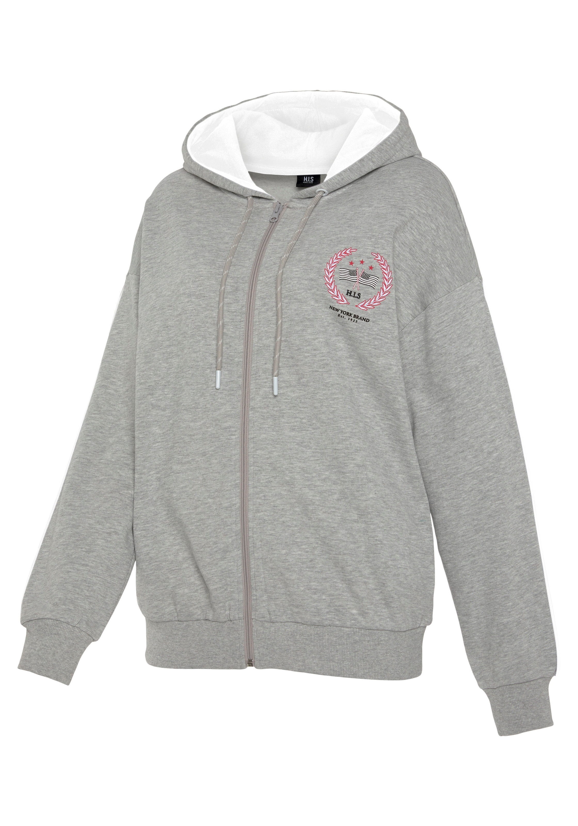 H.I.S Sweatjacke, mit schöner Stickerei, Loungeanzug