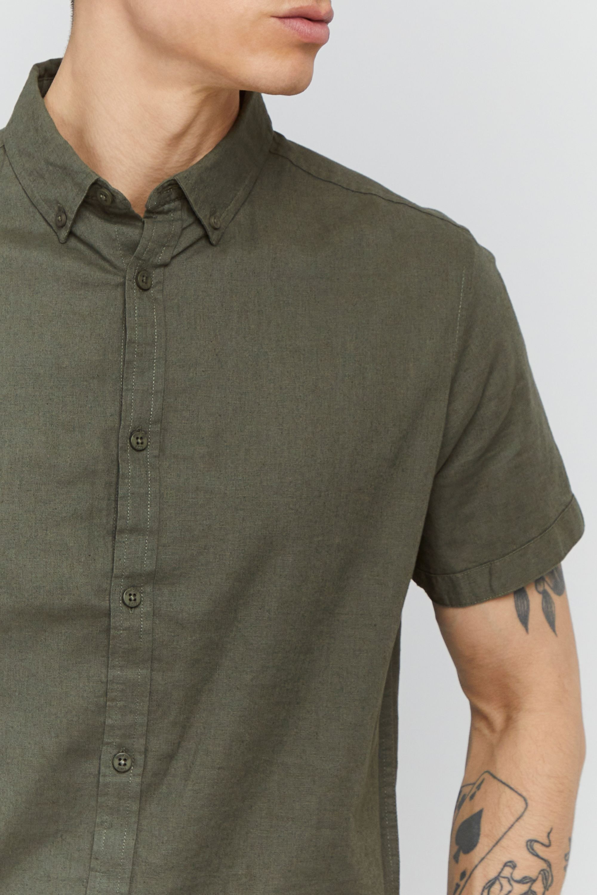 Indicode Kurzarmshirt »Kurzarmhemd IDHank«