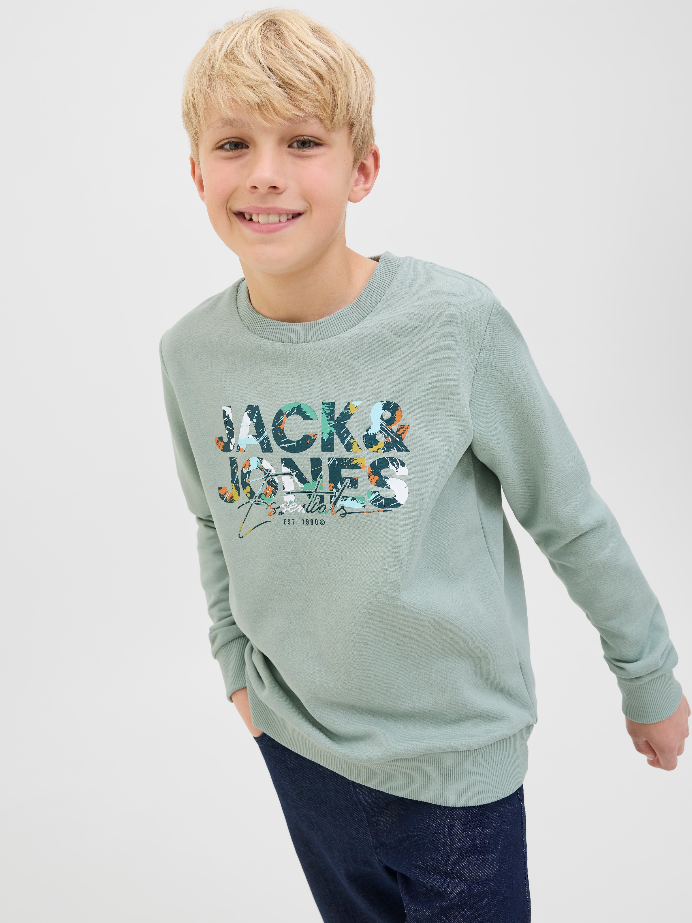 Jack & Jones Junior Sweatshirt »JJGEPLAS SWEAT CREW NECK JNR«