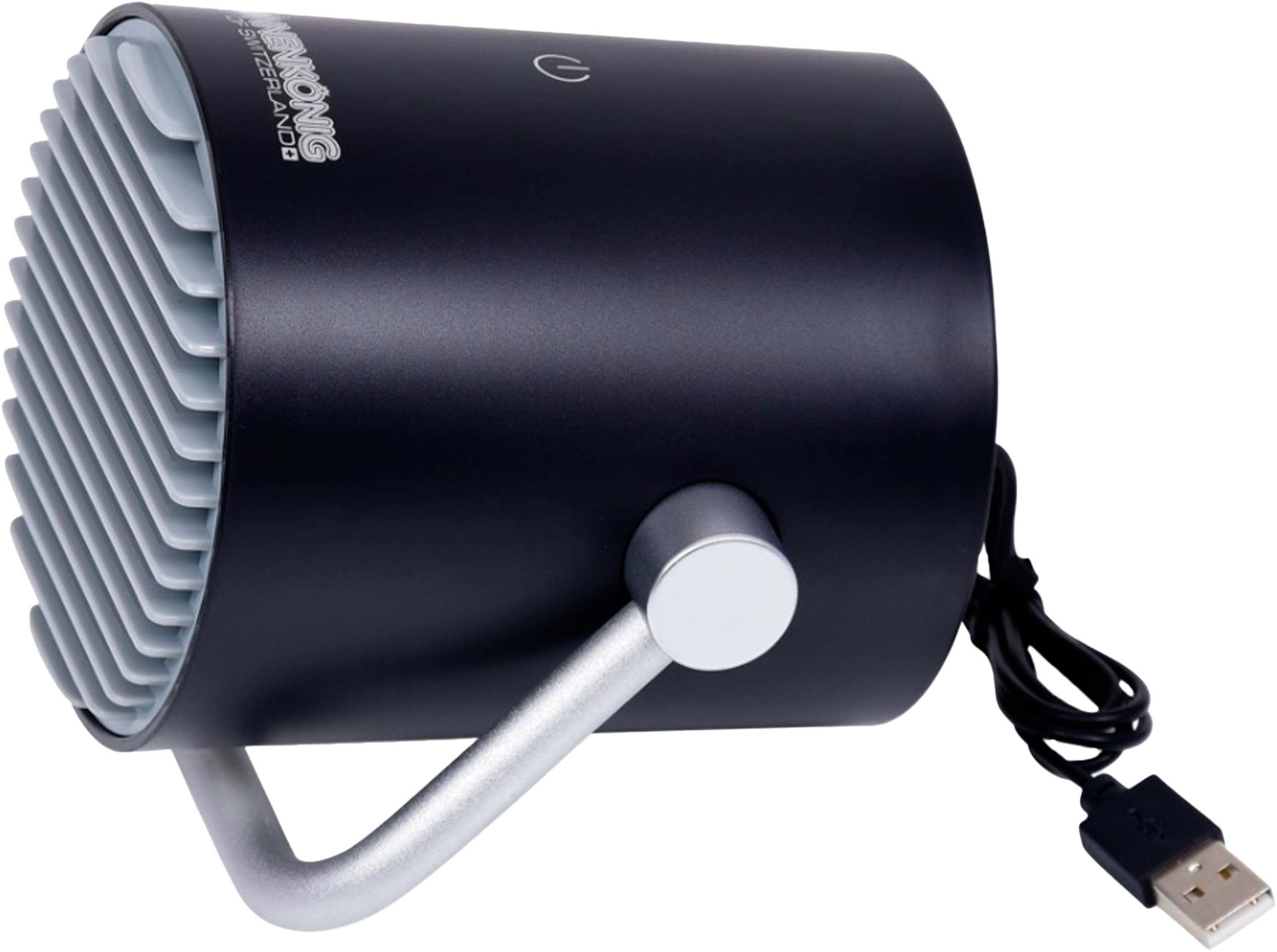 Sonnenkönig Tischventilator »Tube ohne Trafo, handlich, zwei starke Lüfter, Leistung 2W, praktisch,« 5500 U/Min, perfekt für den Bürotisch