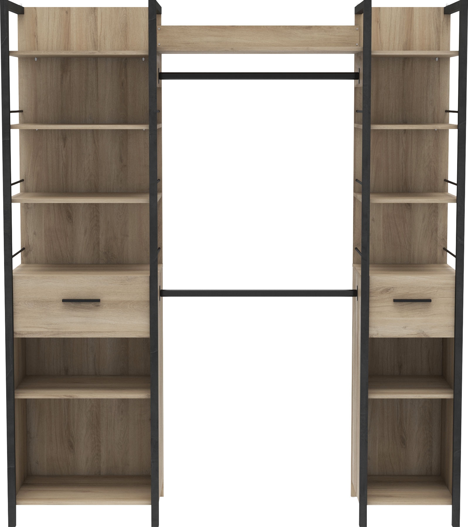 Demeyere GROUP Vorhang-Schrank »Riga«, (B/H/T ca. 180/208/48cm), Made in France, platzsparendes Design