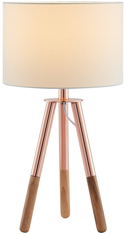 SalesFever Tischleuchte »Inese«, E27, 1 St., Dreibeiniges Stativ, skandinavisches Design