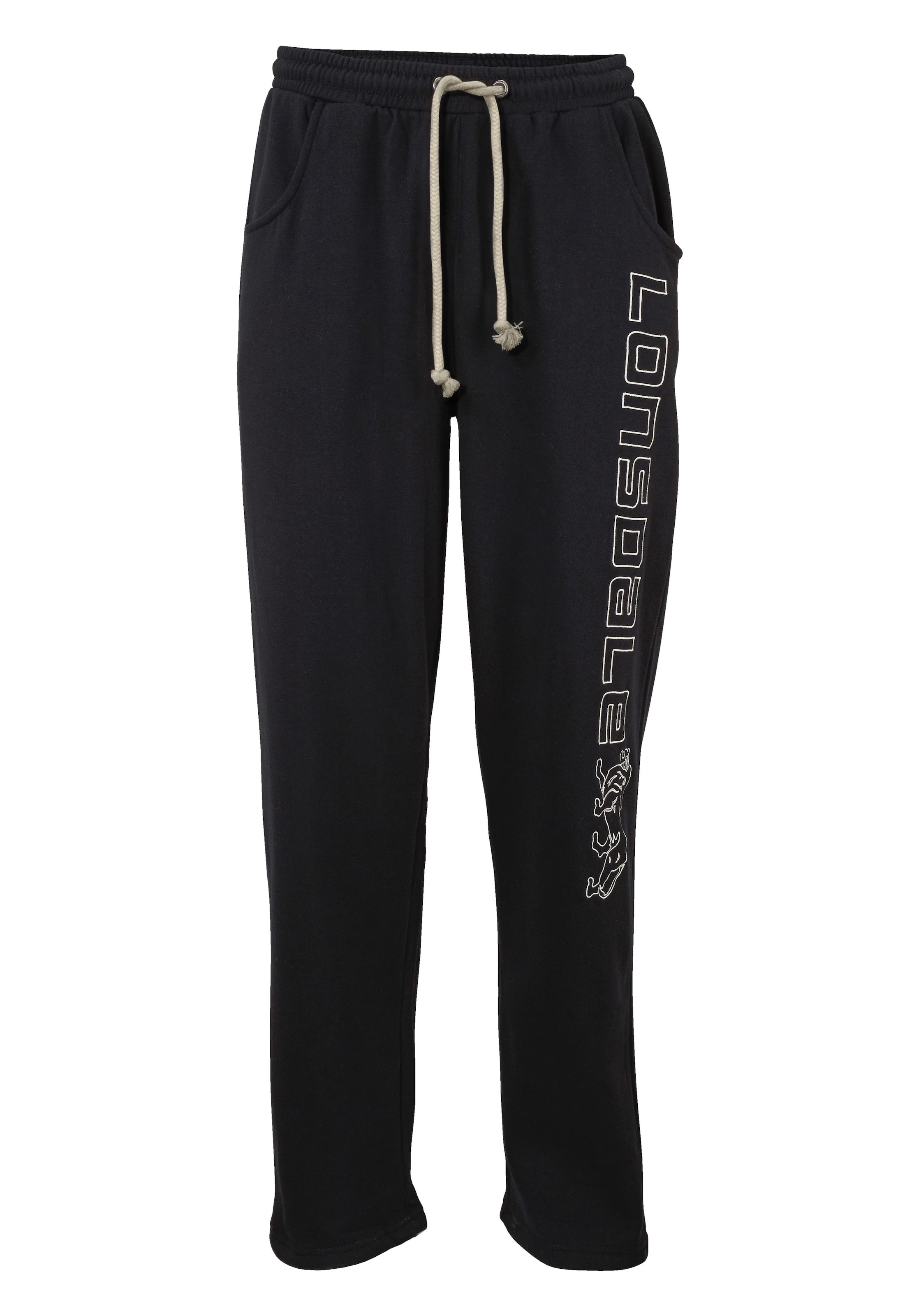Lonsdale Jogginghose »Jogging Pants STONEFIELD«, 100% Baumwolle, elastischer Komfortbund