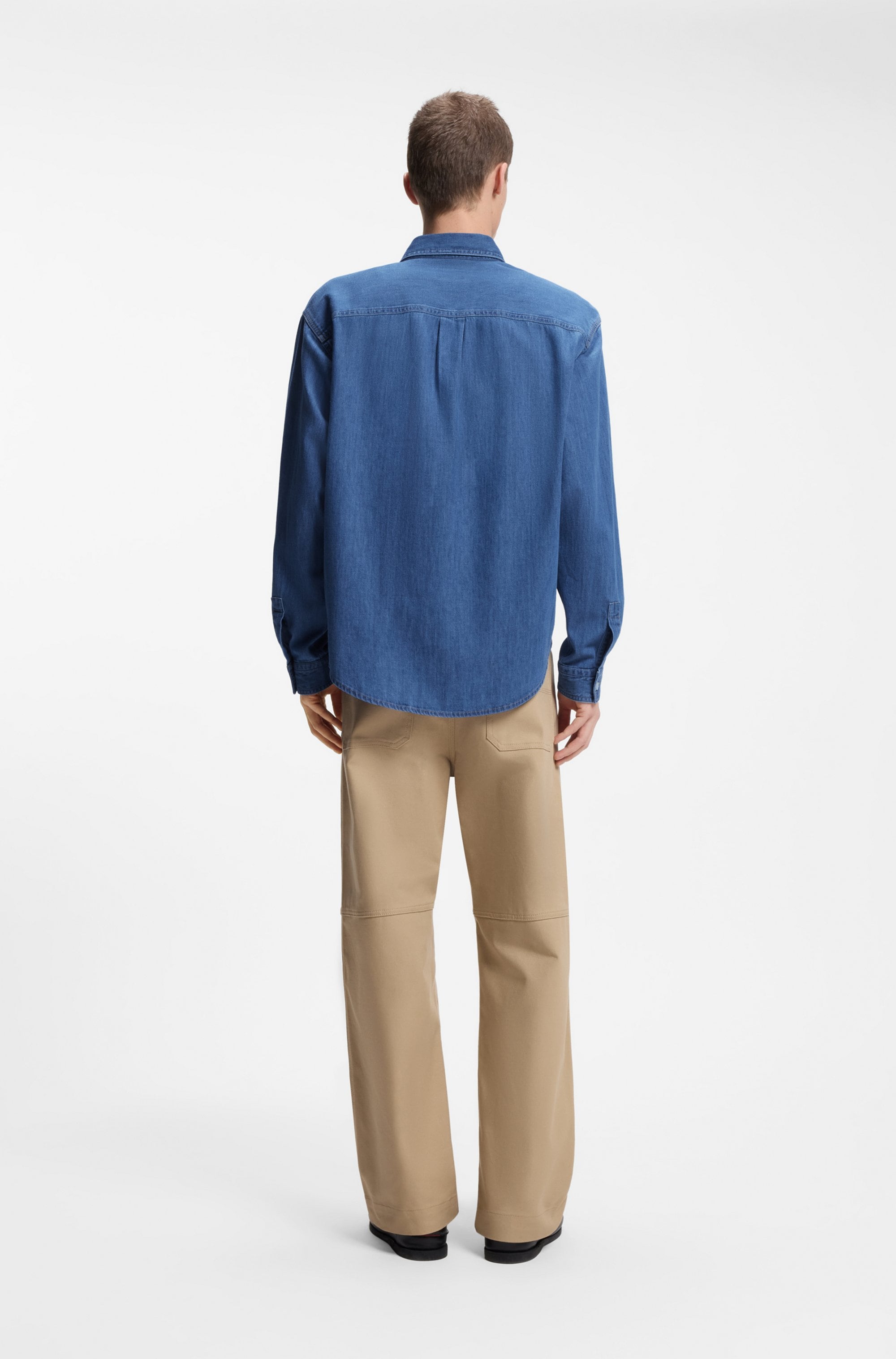 HUGO Blue Jeanshemd »Ebino« in cooler Waschung