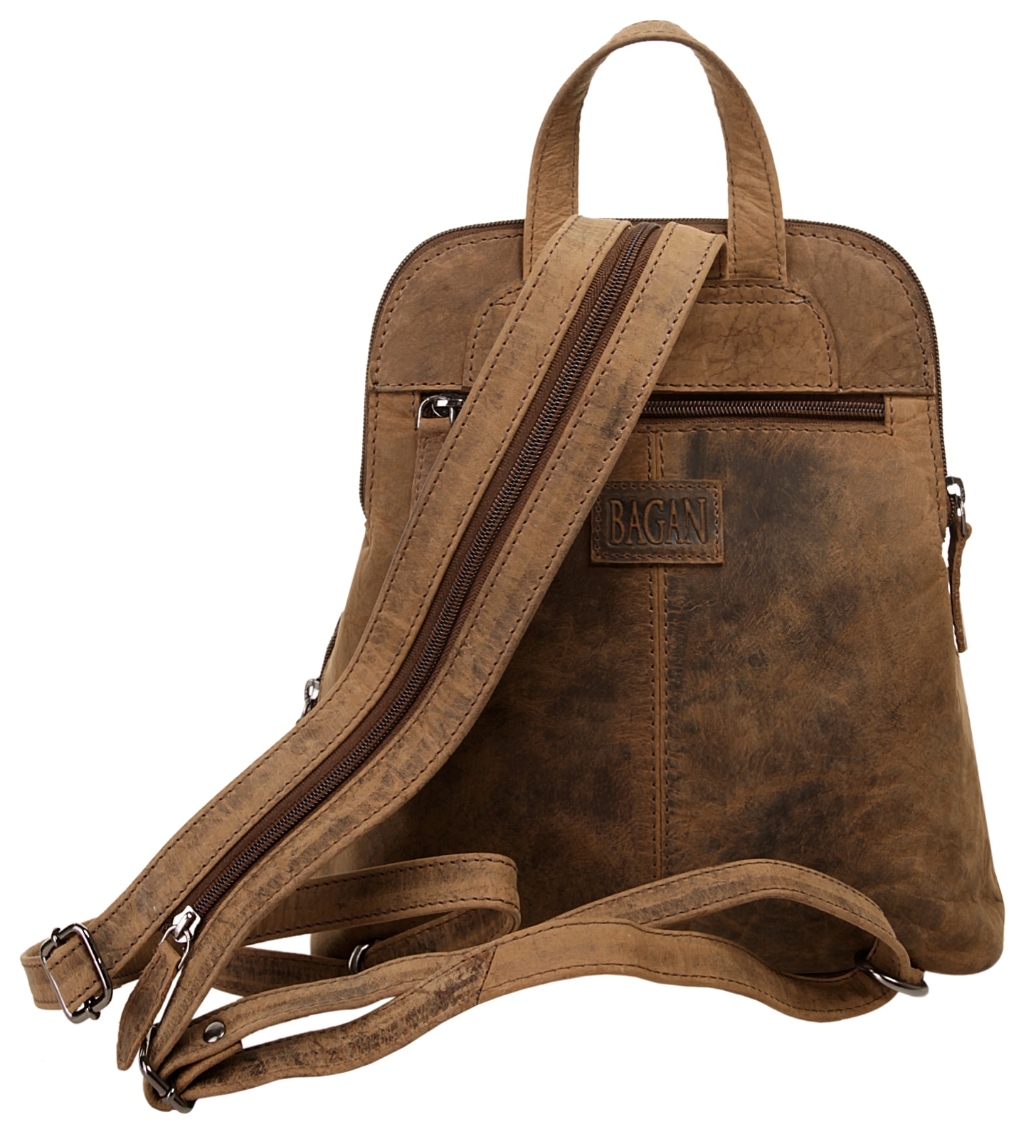 Bagan Cityrucksack, echt Leder