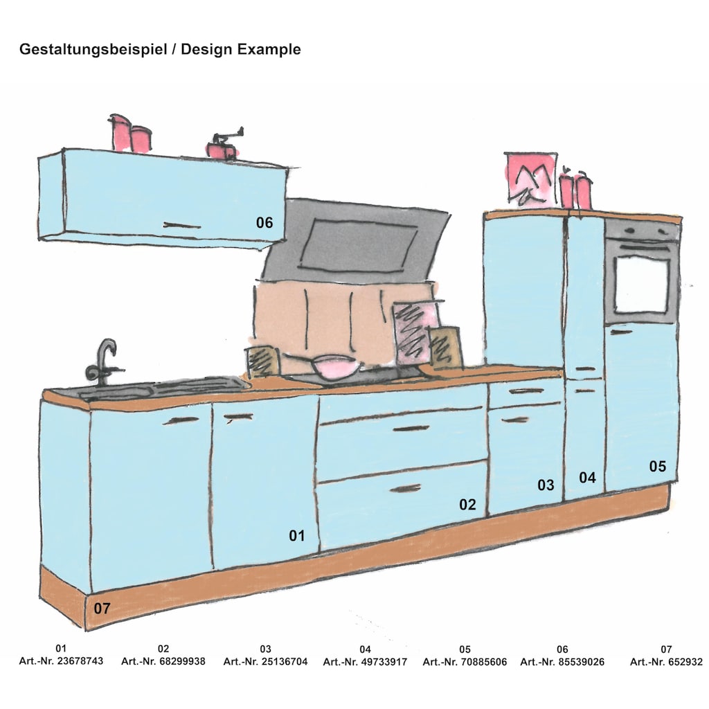 OPTIFIT Spülenschrank »Cara«