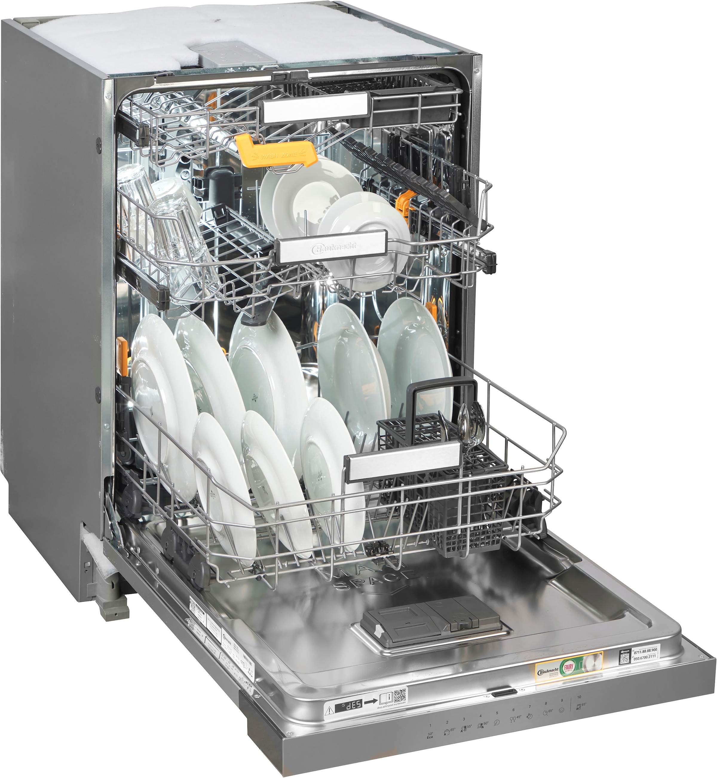 BAUKNECHT teilintegrierbarer Geschirrspüler »BKSV1 PBM« 15 tlg. Maßgedecke