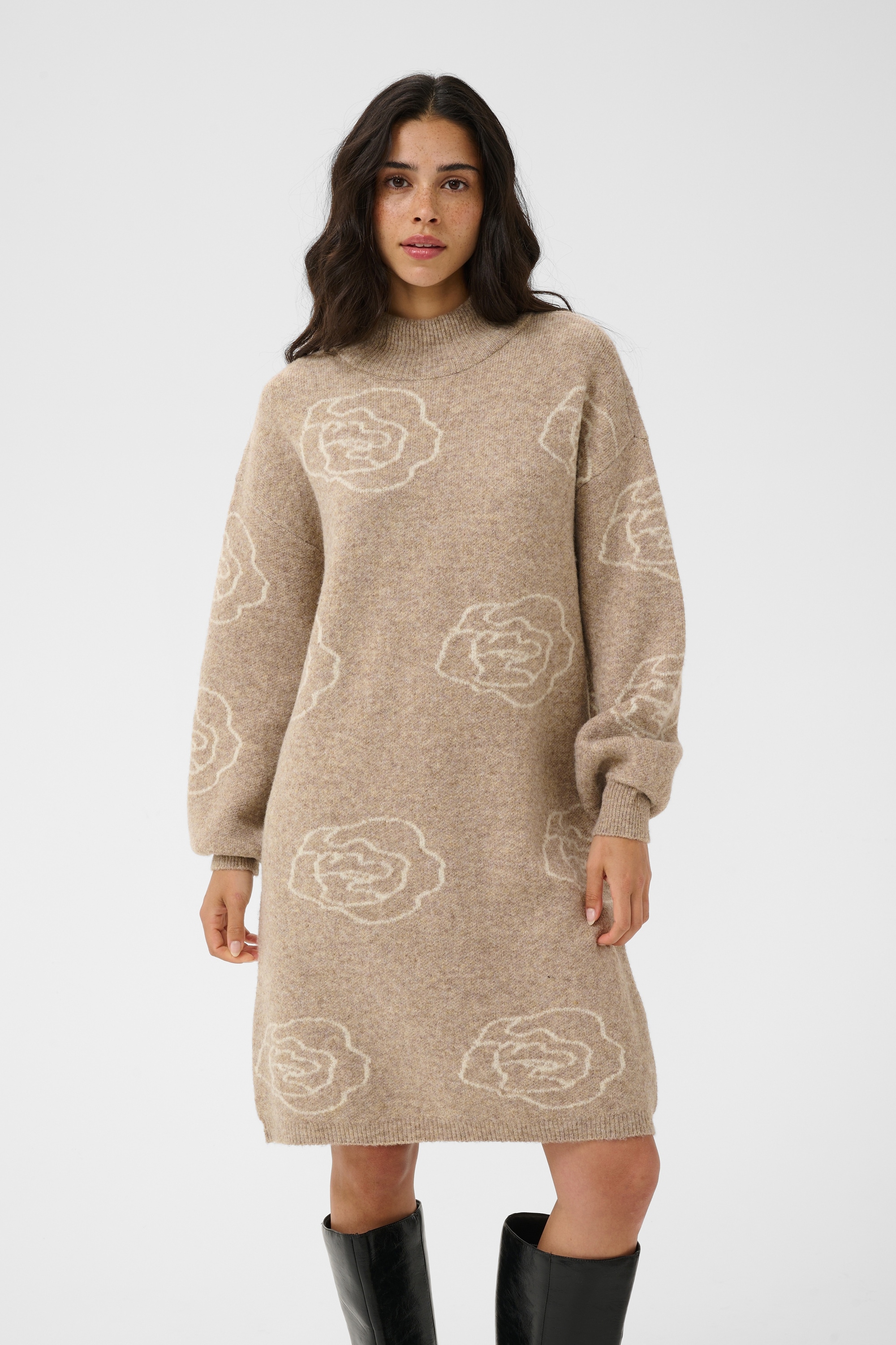 KAFFE Midikleid »Damen Kleid KAwilma«