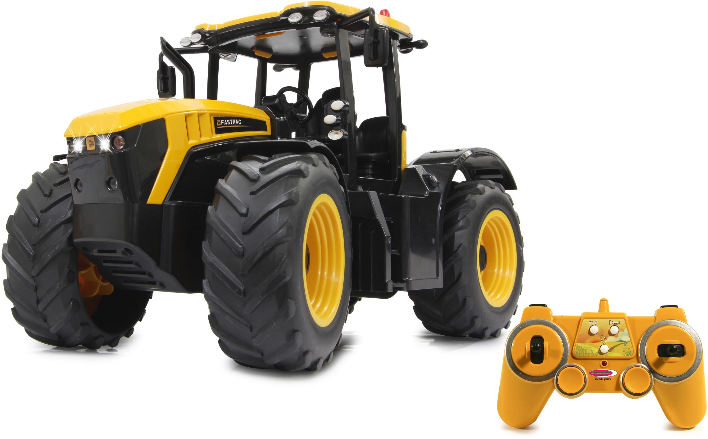 Jamara RC-Traktor »JCB Fastrac 1:16, 2,4 GHz«, mit LED Licht und