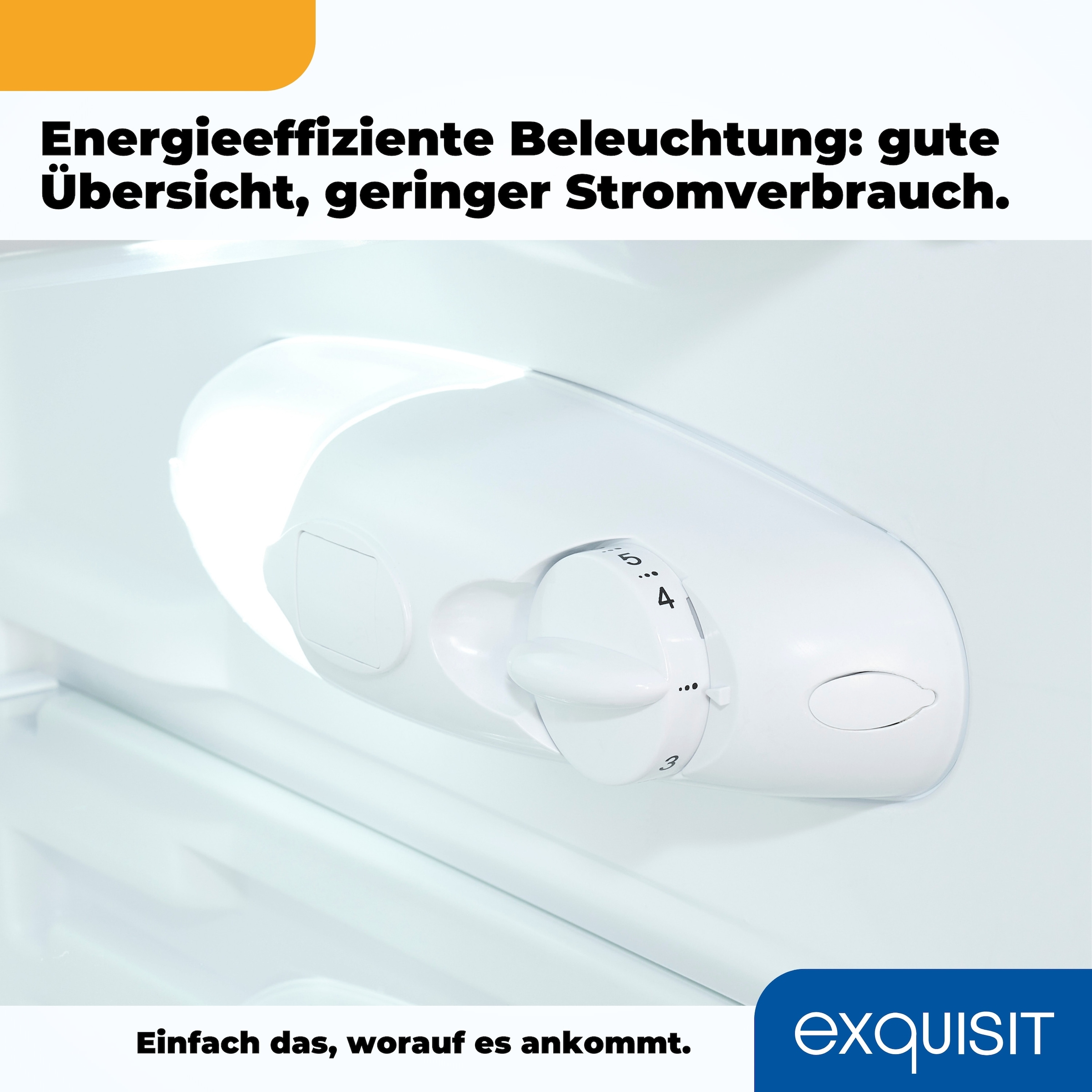 exquisit Kühlschrank KS15-4-051C inoxlook-az »KS15-4-051C inoxlook-az« 84,5 cm hoch 54,9 cm breit