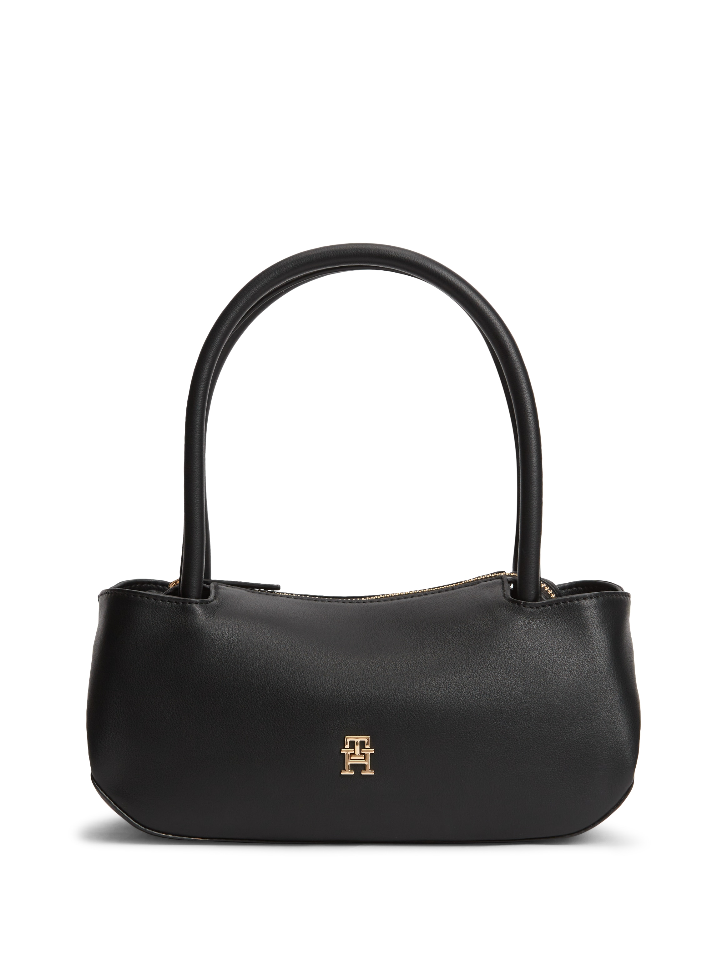 Tommy Hilfiger Henkeltasche »TH LOGOTAPE SHOULDER BAG« Damen Handtasche mit doppeltem Tragegriff