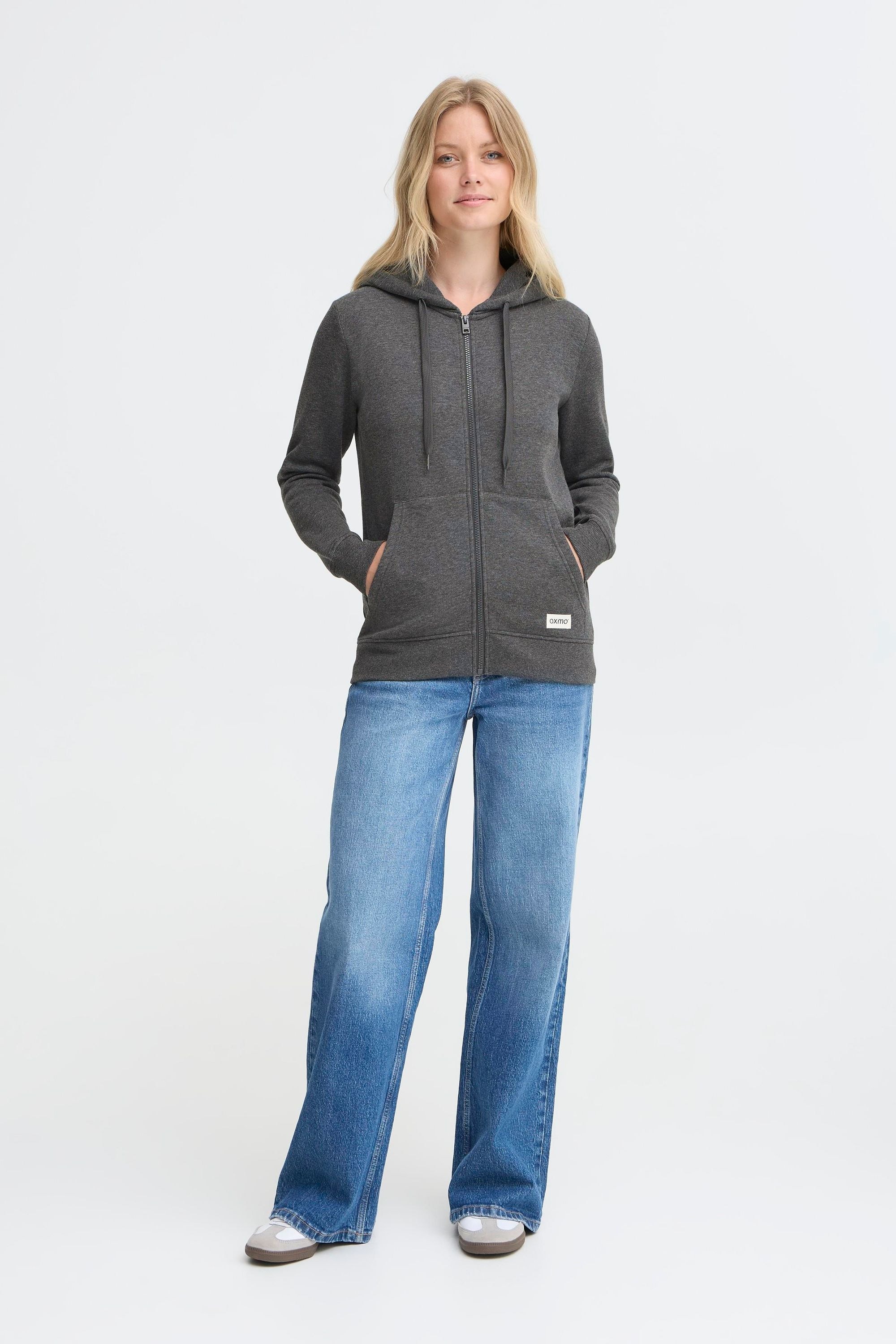 OXMO Kapuzensweatjacke »Kapuzenfleecejacke OXKAREN«