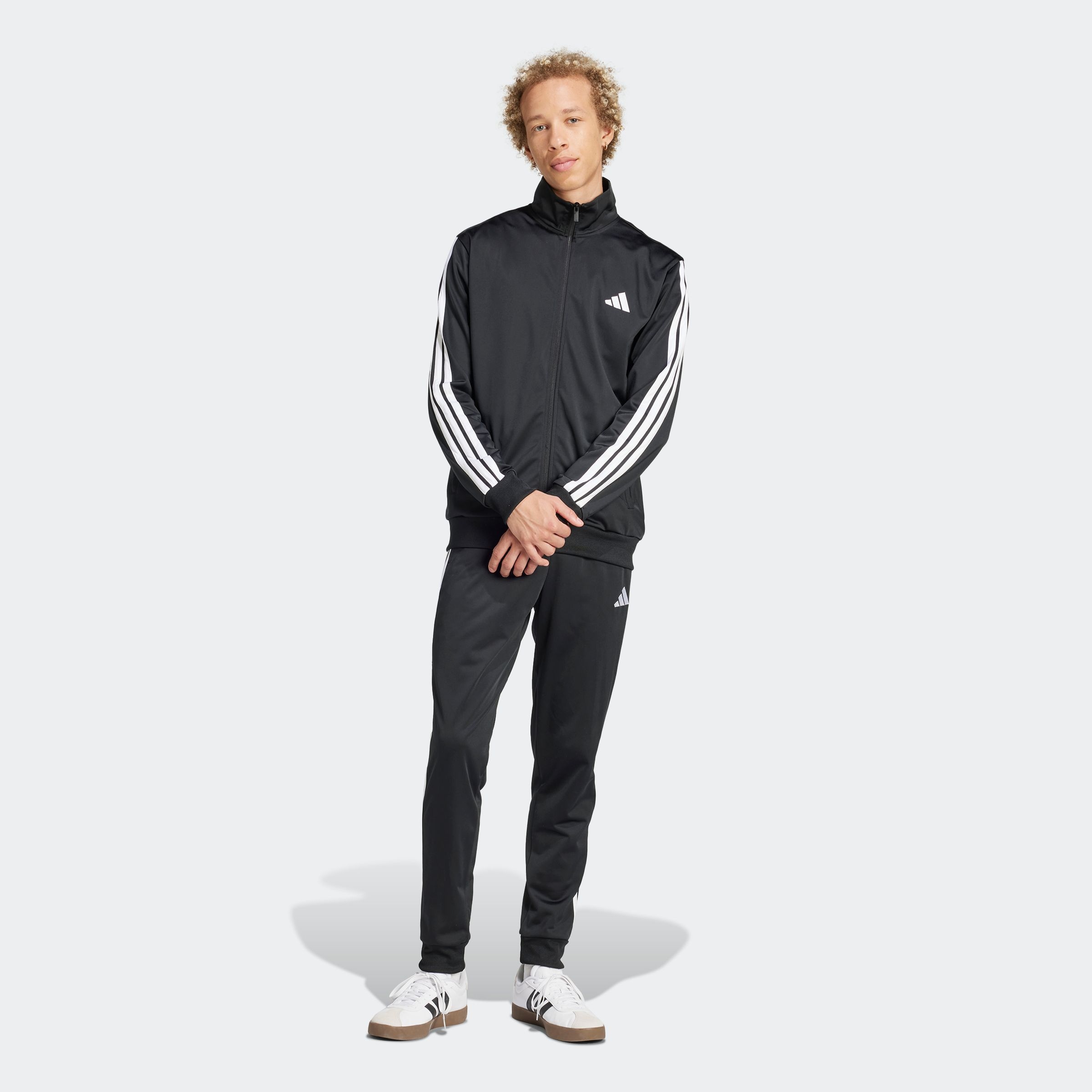 adidas Sportswear Trainingsanzug »M 3S TR TT TS«, (2 tlg.), Basic 3-Streifen Trikot