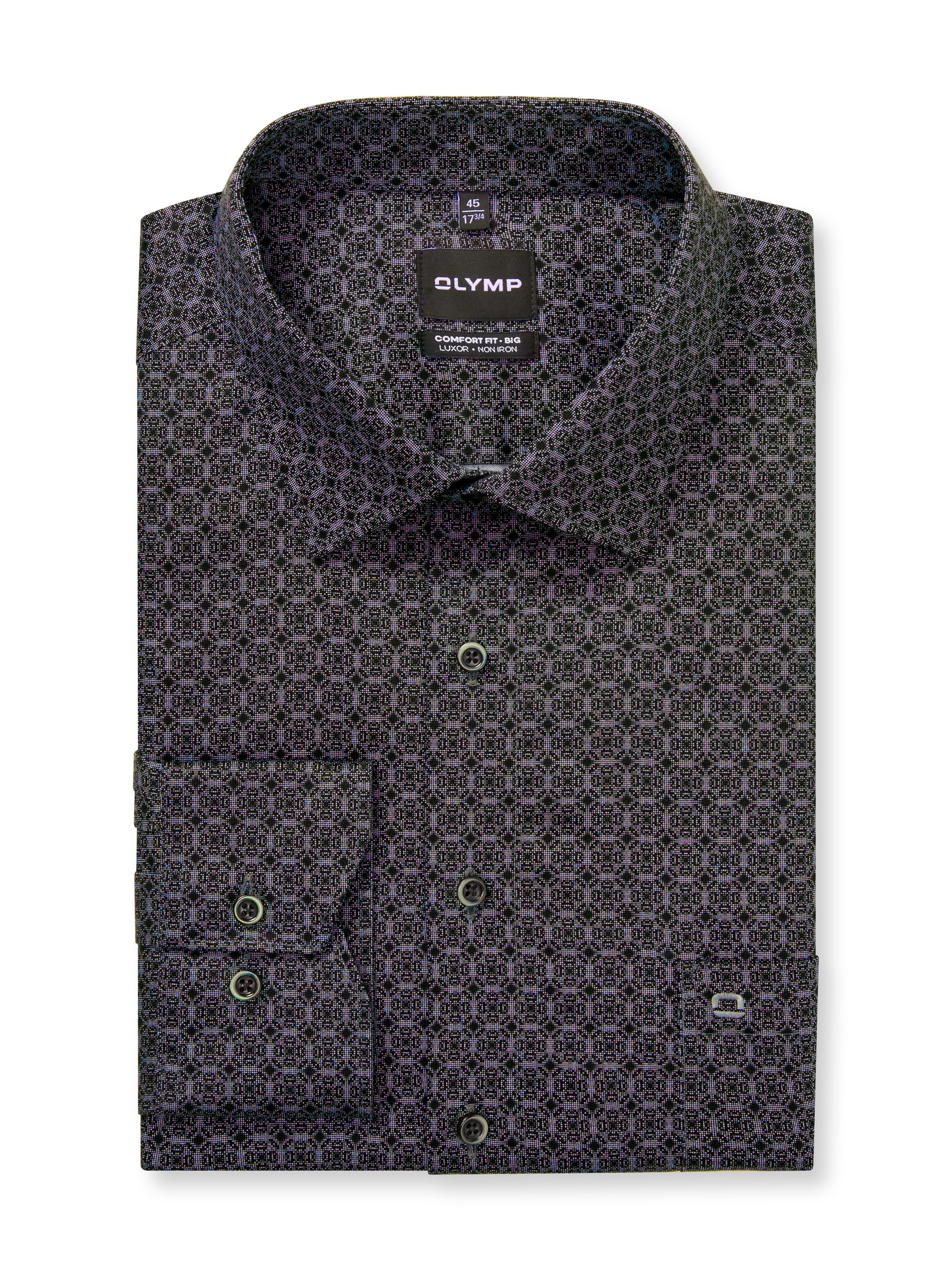 OLYMP Langarmhemd »Big & Tall«, Neue COMFORT FIT BIG Kollektion, Businesshemd, New-Kentkragen