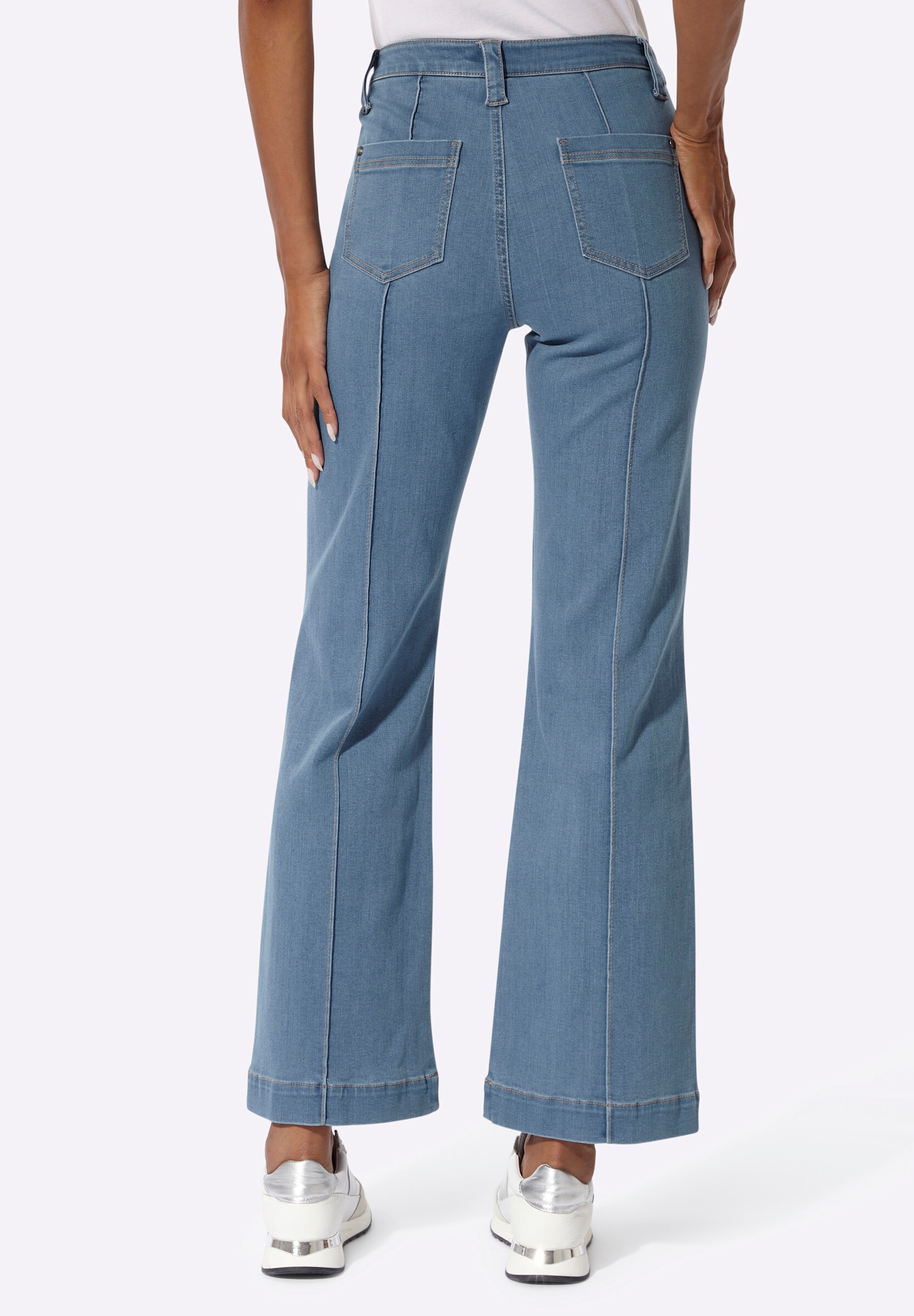 creation L Bootcut-Jeans »Jeans Bootcut-Jeans mit Biesen«