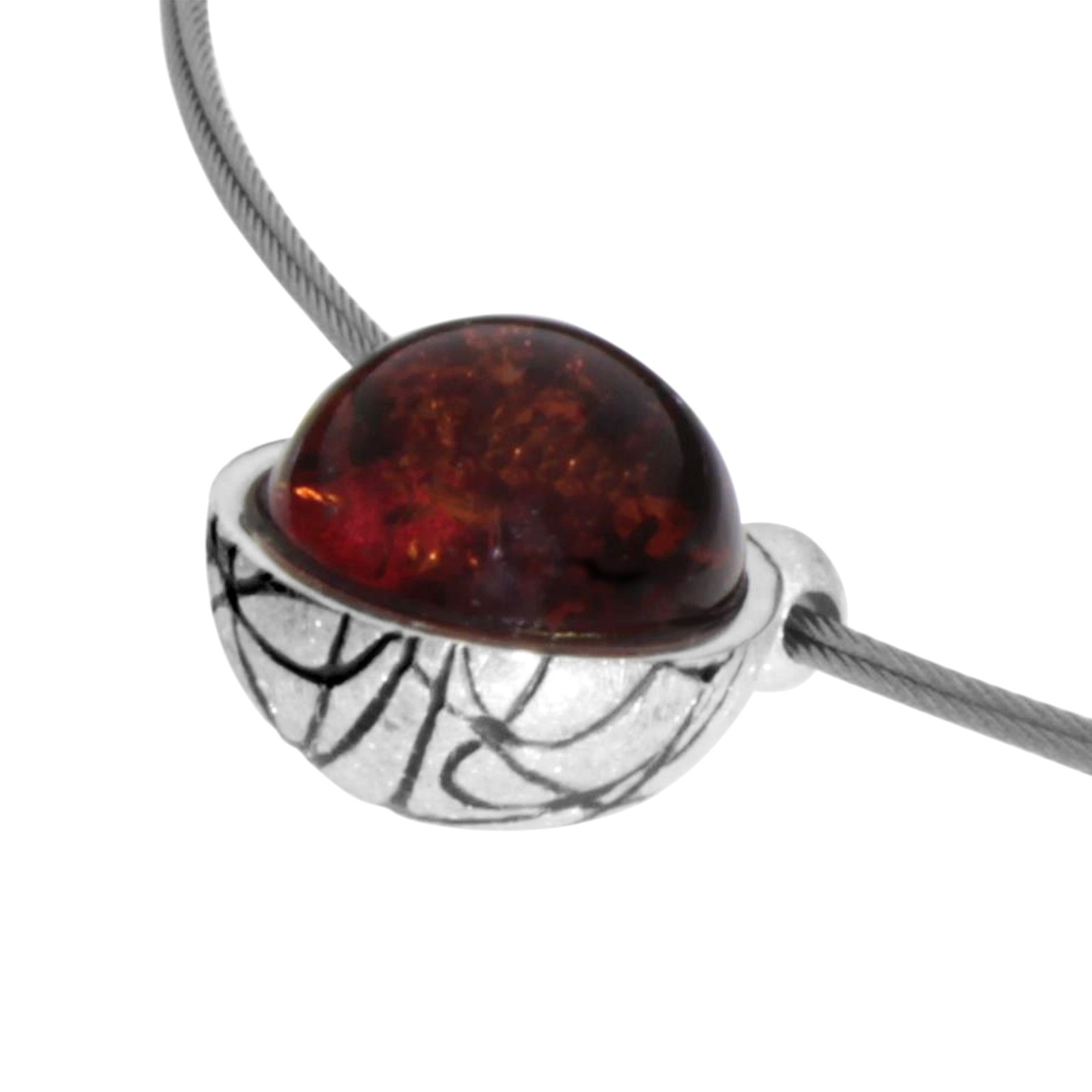 OSTSEE-SCHMUCK Collier »- Kugel 10 mm-Sarah Vicenca - Bernstein -,«