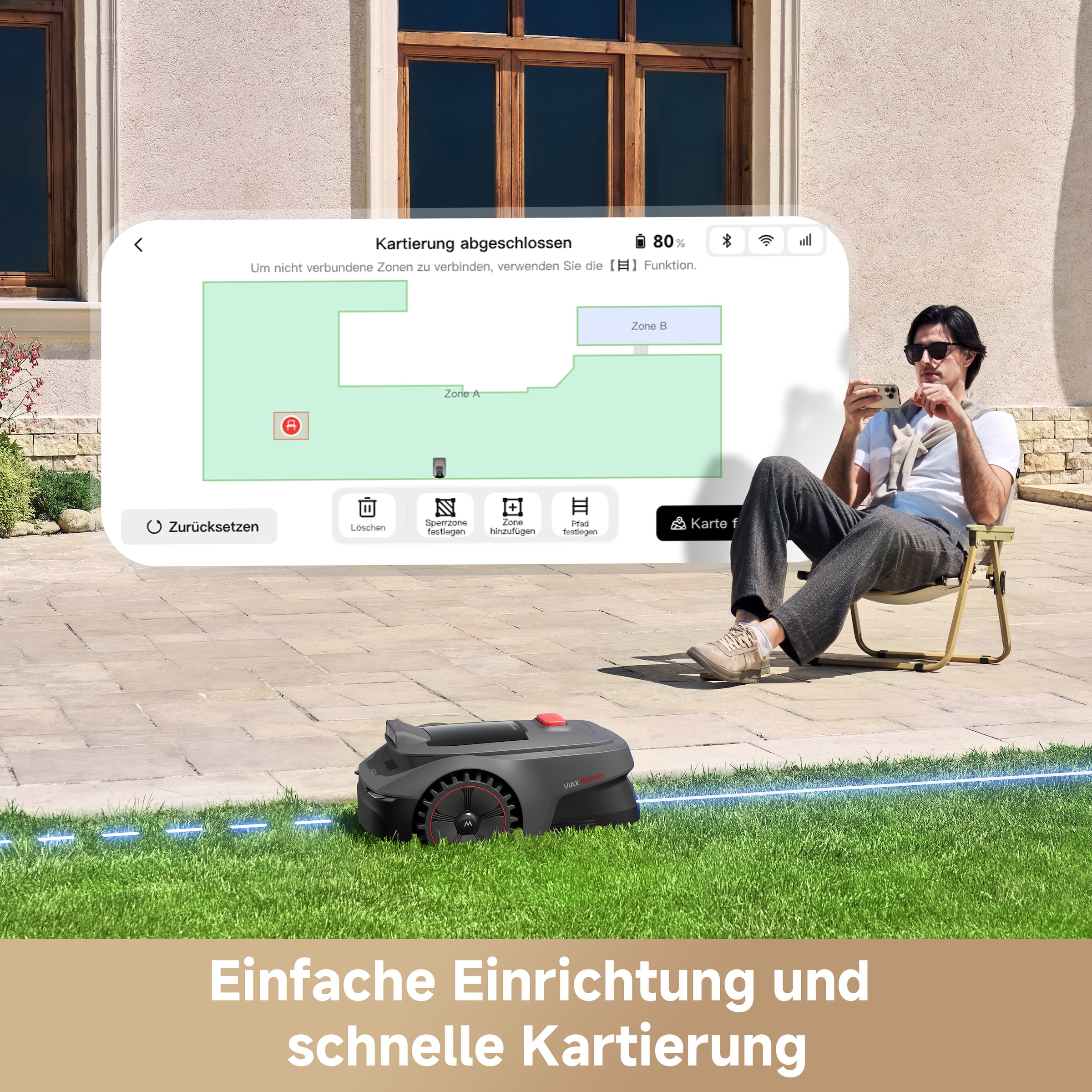 Mova Rasenmähroboter »Viax 250«