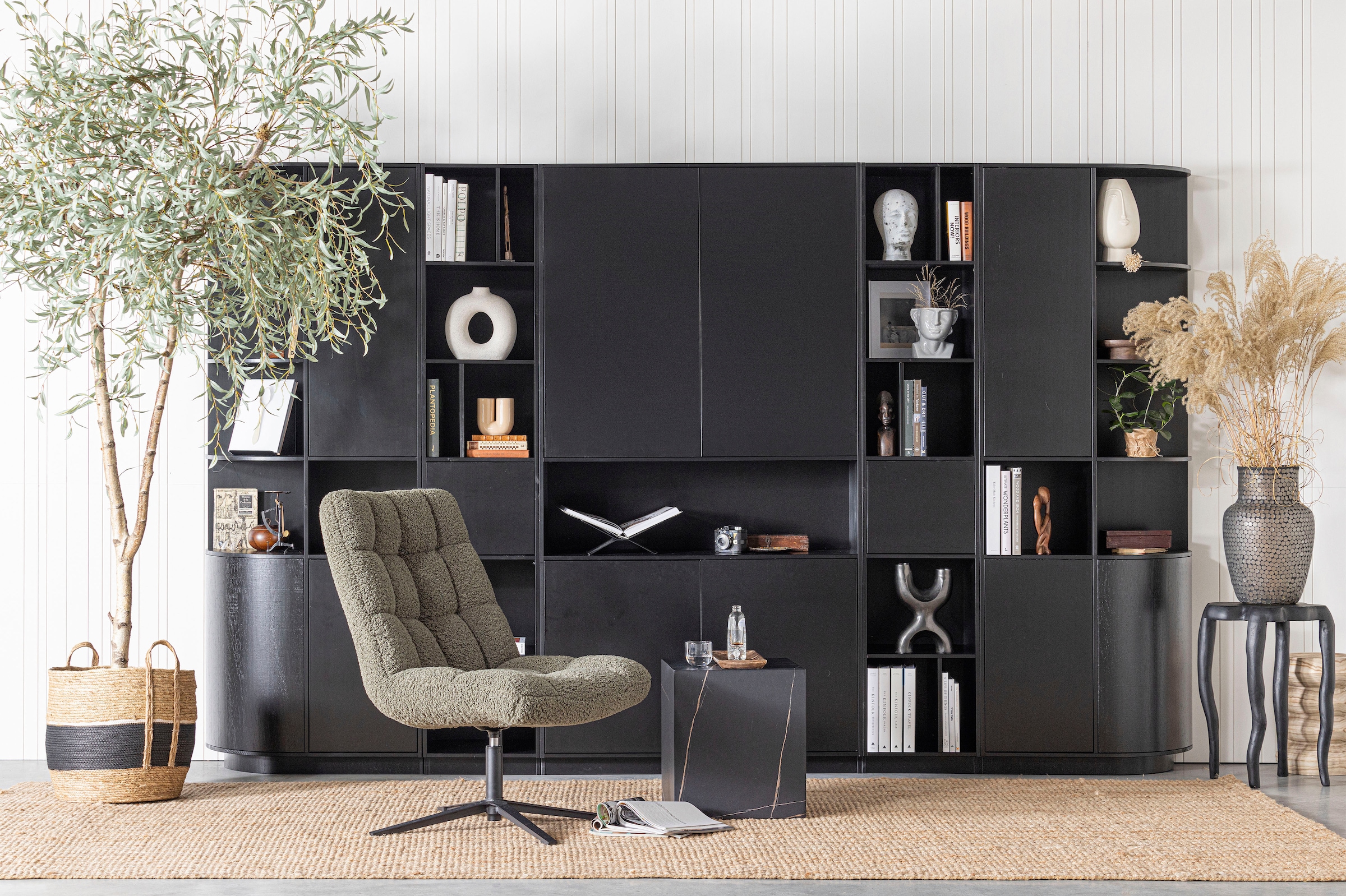 WOOOD Drehsessel »Job mit Teddy-Bezug und Drehmechanismus B 70 x T 85 x H 101 cm« Sehr hohe Verschleißfestigkeit, Tragkraft 140 kg, 360° Drehmechanismus