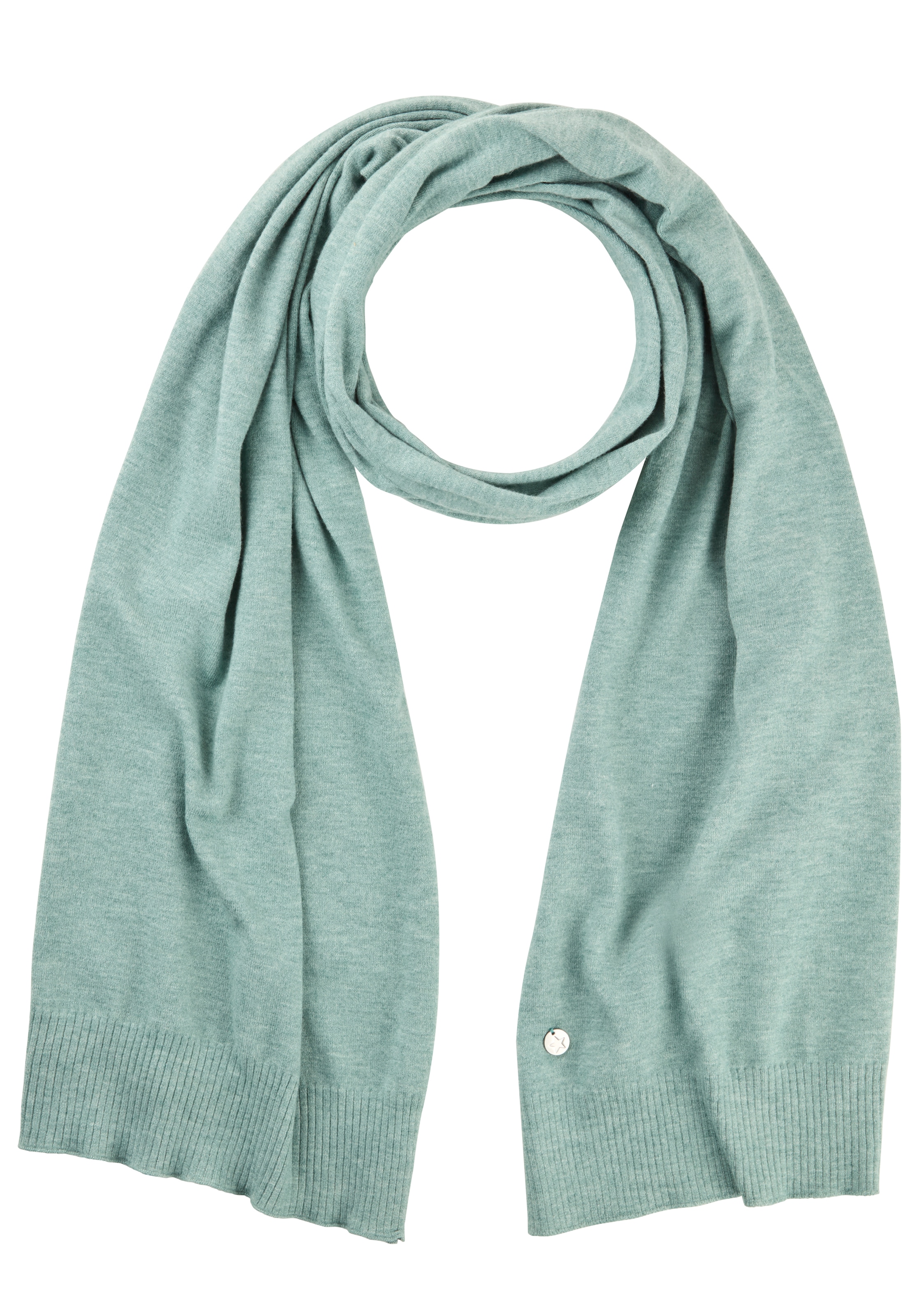 Laura Scott Strickschal in Maxi-Größe mit modischen Rippenabschlüssen - NEW