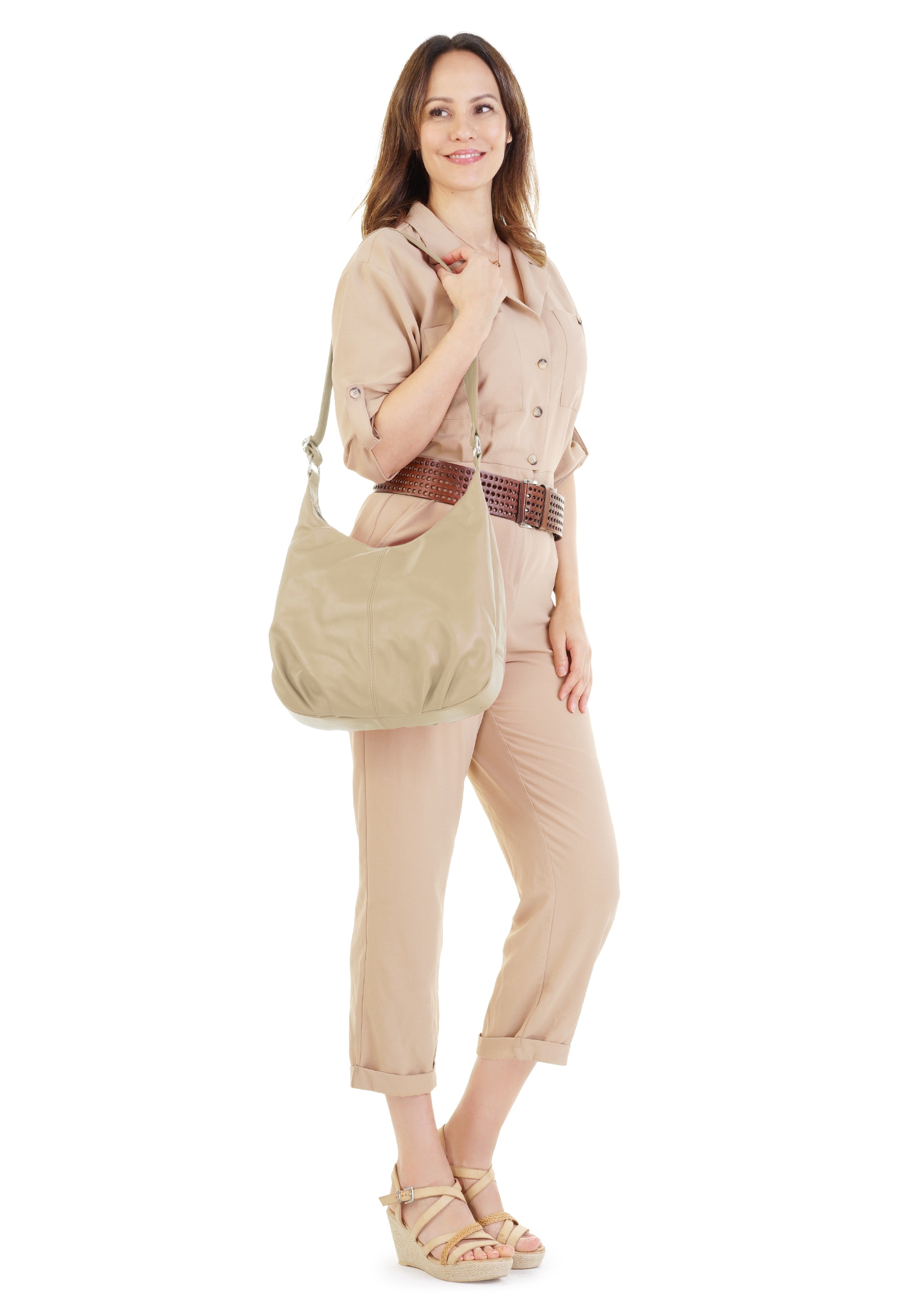 Cluty Shopper echt Leder, Made in Italy