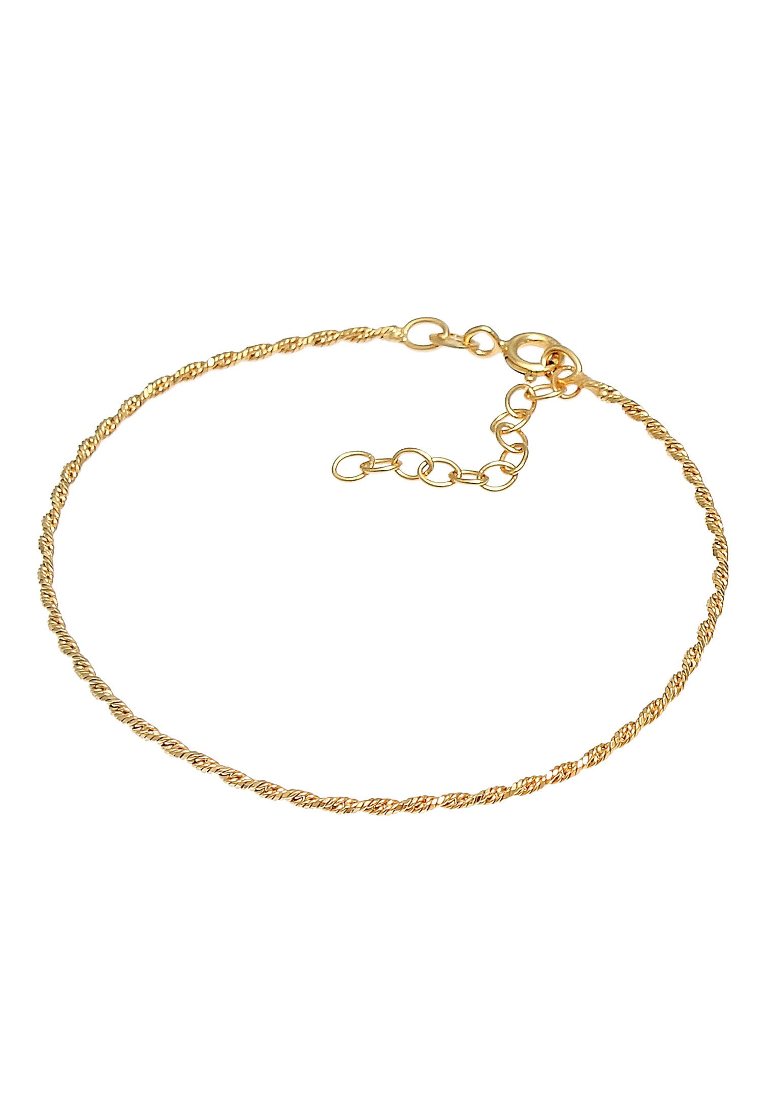 Elli Armkette »Armband Gedreht Kordel Twist 925 Silber«