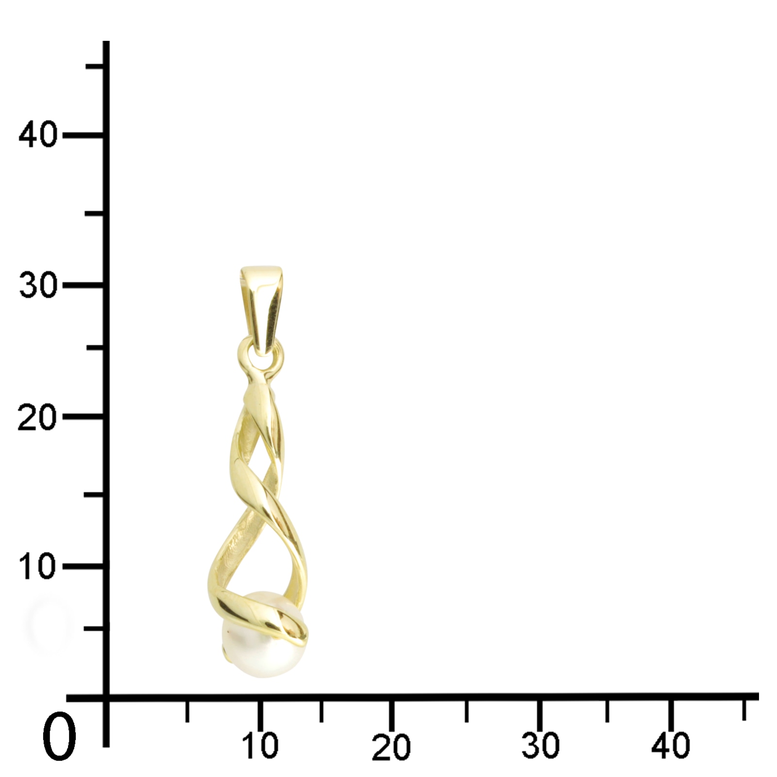 OSTSEE-SCHMUCK Kettenanhänger »- Lusia - Gold 333/000 - Zuchtperle«
